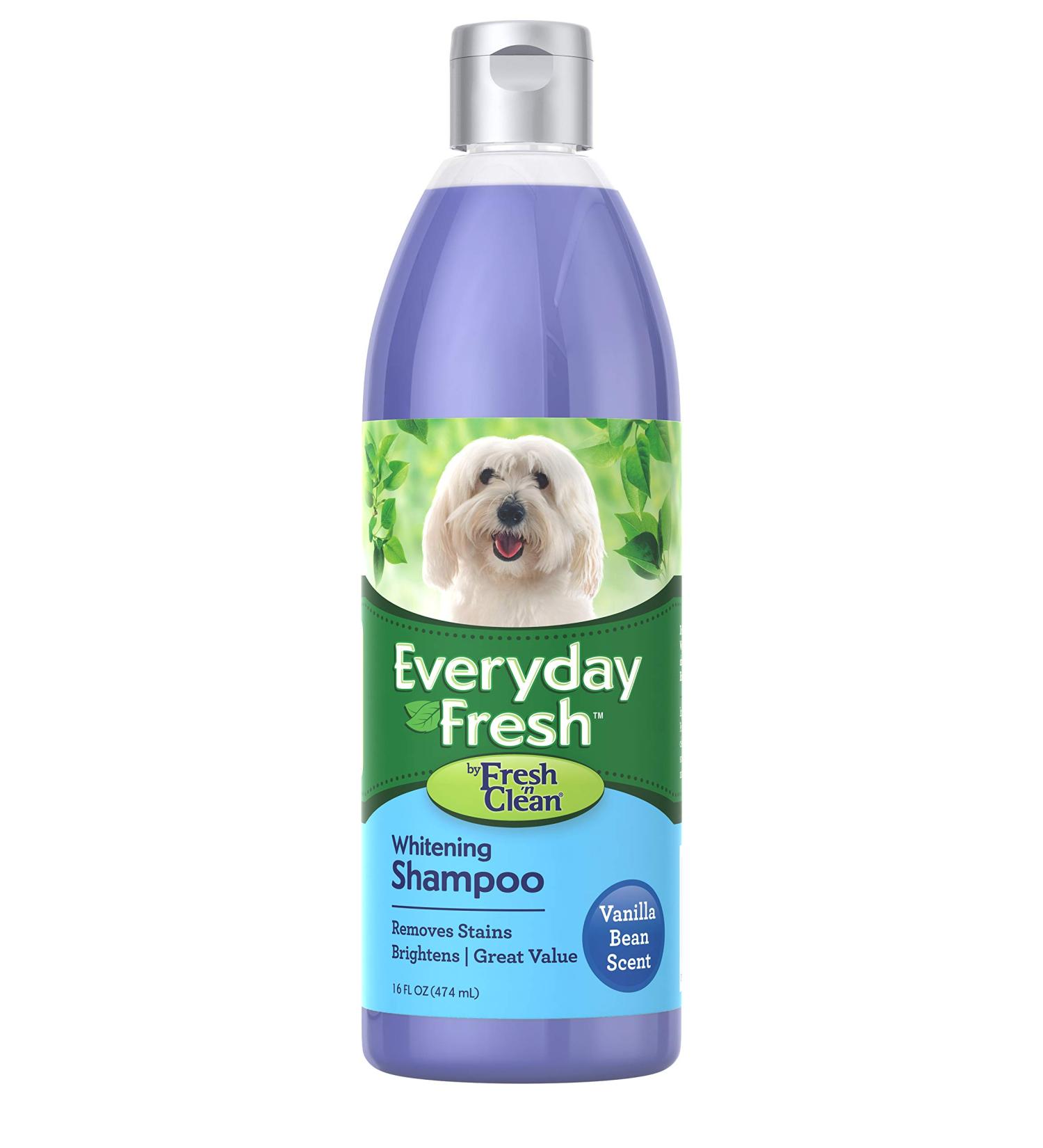 PetAg Fresh n Clean Everyday Whitening Shampoo 16 oz - Premium Dog & Cat Shampoo for Bright Clean Fur - Buy Online on GoSupps.com