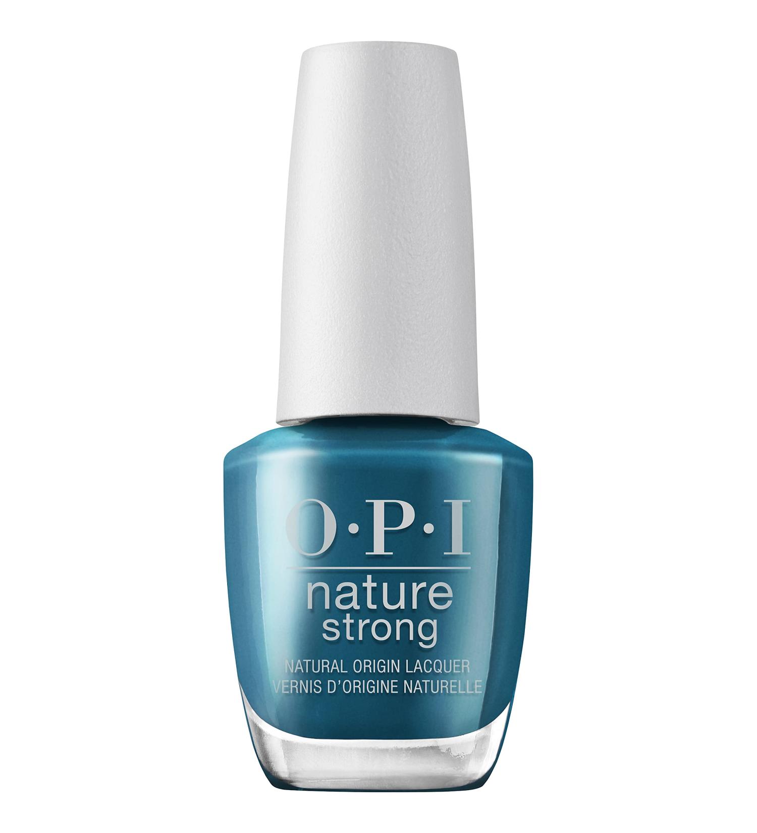 OPI Nature Strong Nail Polish | Quick Dry Nail Varnish with Long-Lasting Results | Made with Natural Vegan Ingredients | Dark Shades - Buy Online on GoSupps.com