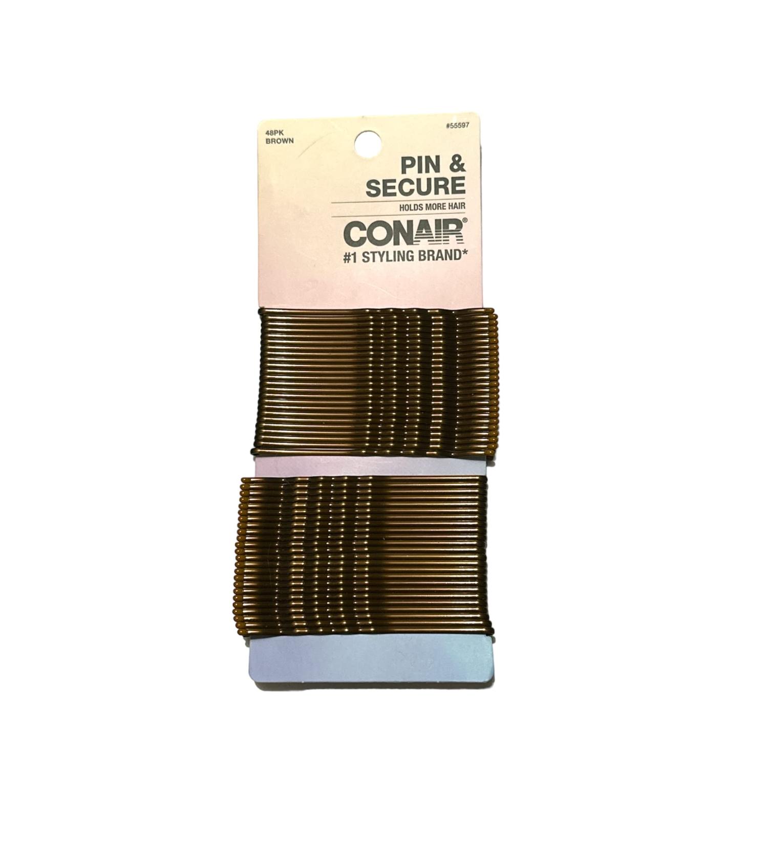 Conair 48 Piece Bobby Pins Extra Long Brown  4 Oz