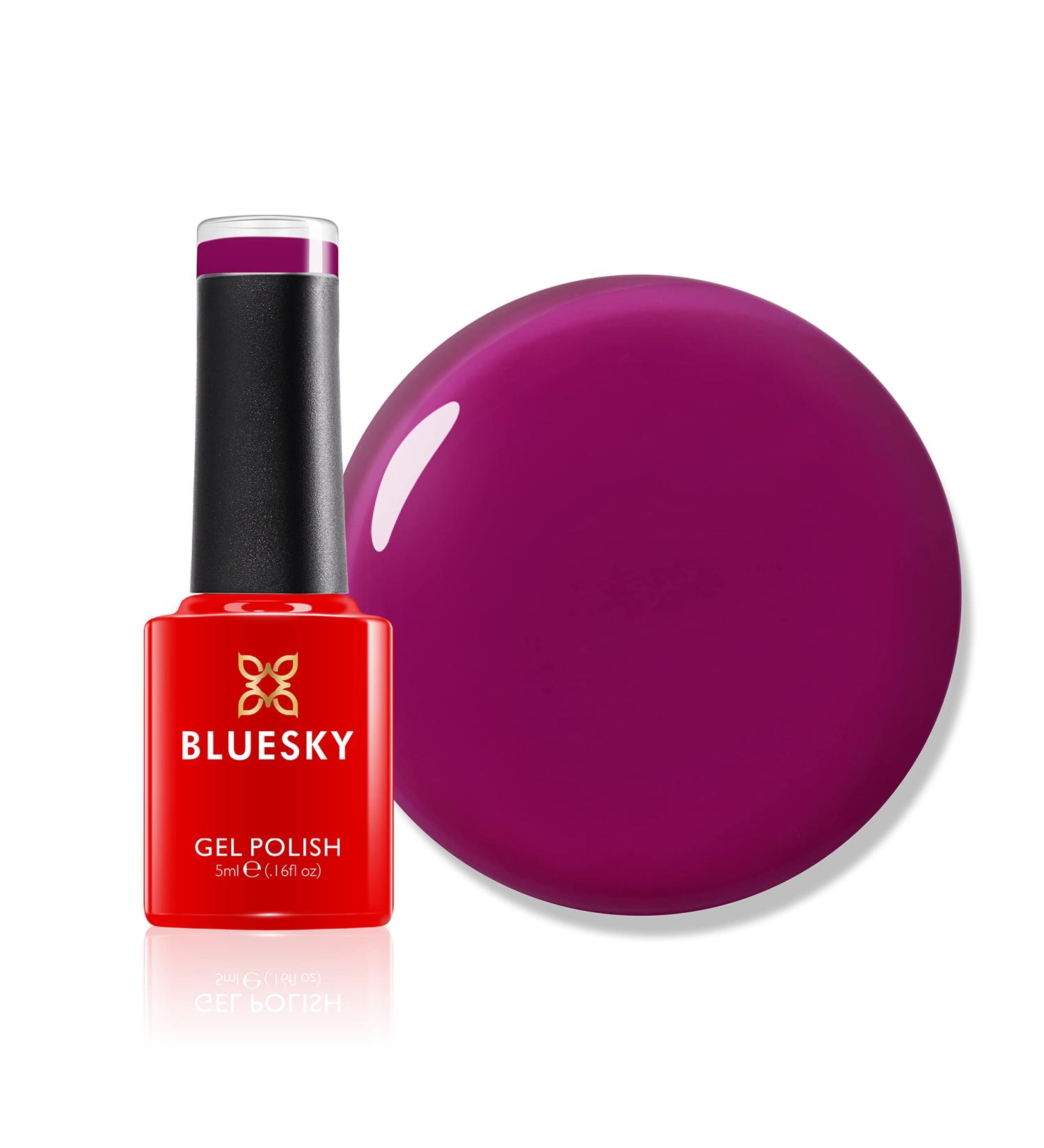 BLUESKY Gel Nail Polish Shout Loud SS2323 Magenta Pink Long Lasting Chip Resistant 5 ml Requires Drying Under UV LED Lamp - Buy Online on GoSupps.com