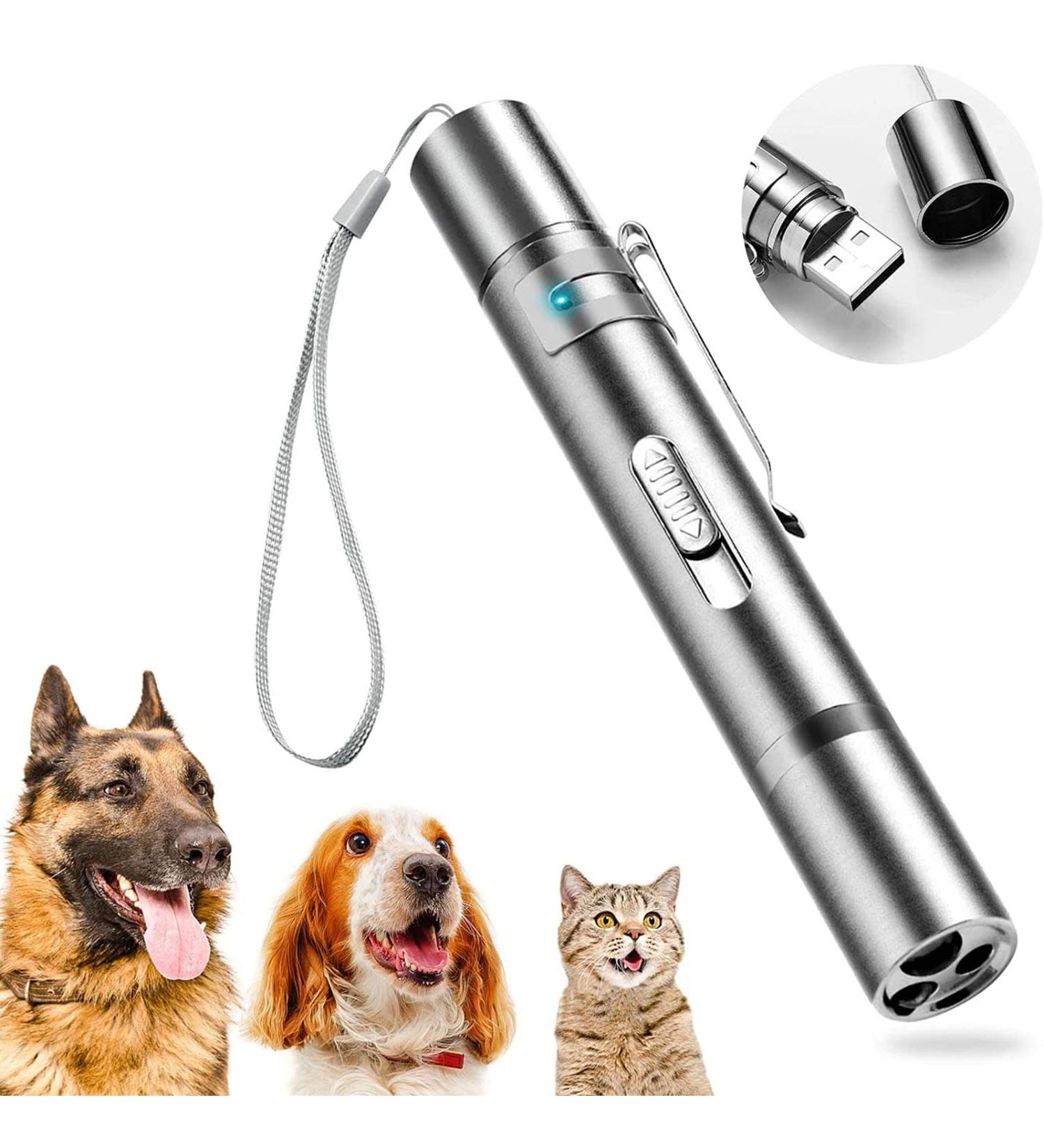 Cat Pointer Interactive Toys Cat Chasing Toys Pet Toys for Indoor Kitten Play Chase Exercise USB Recharge Cat Toy Pointer for Indoor Cat Mouse Toys Wand Light Pet Interactive Toys - Buy Online on GoSupps.com
