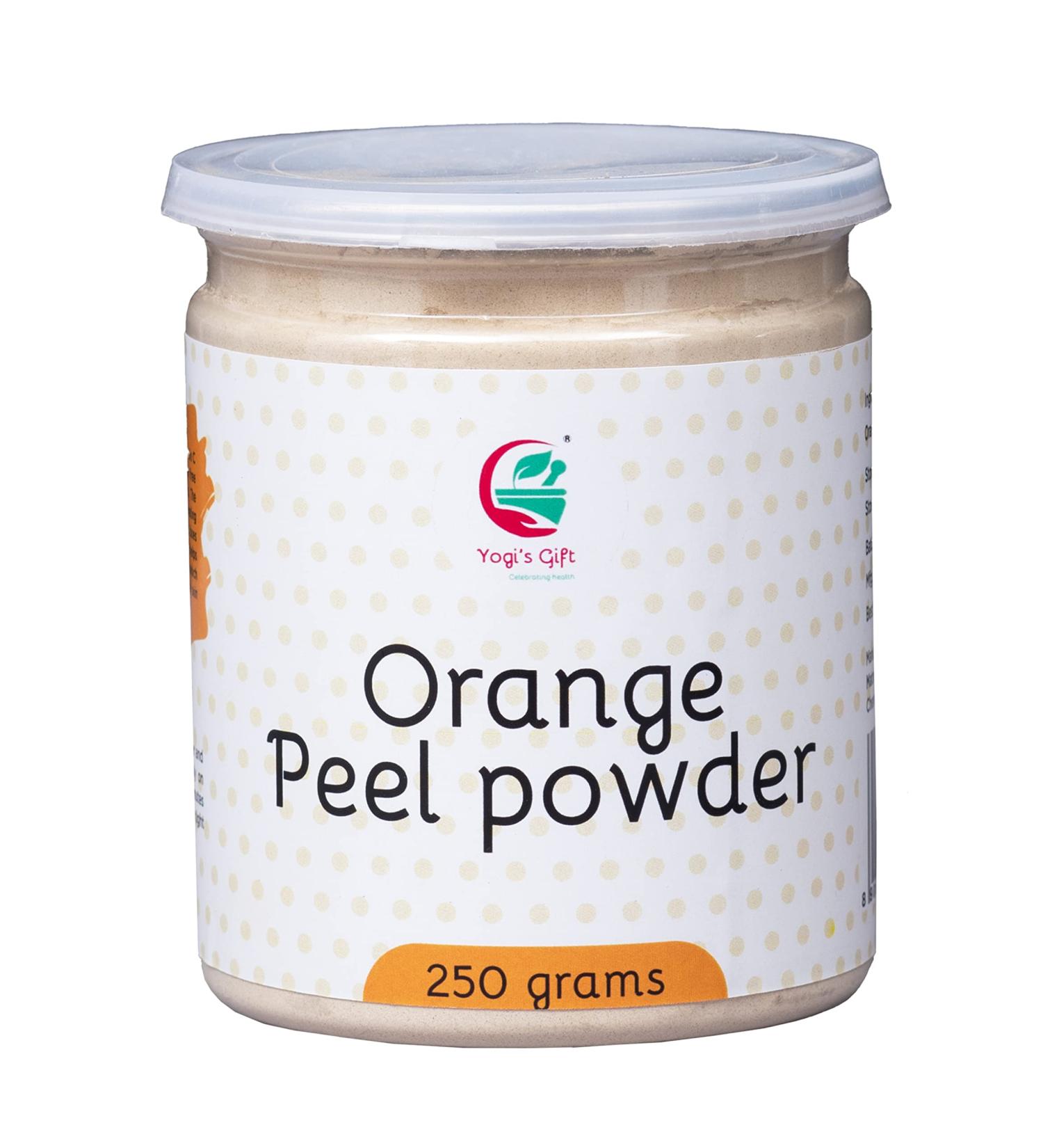 Poudre d' corce d'orange 250g | Acn 100% naturelle | Ingr dient de masque de bricolage efficace | Riche en Vitamine C | aide obtenir une peau clatante |Yogis Gift  - Buy Online on GoSupps.com