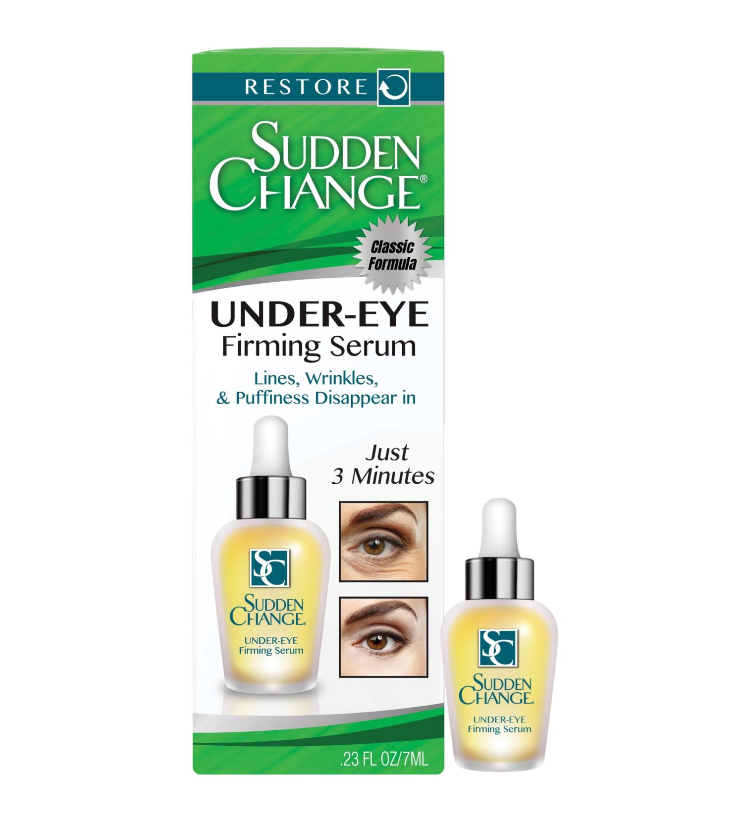 Sudden Change Under-Eye Firming Serum 0.23 oz - Reduce Wrinkles and Puffiness - Buy Online on GoSupps.com