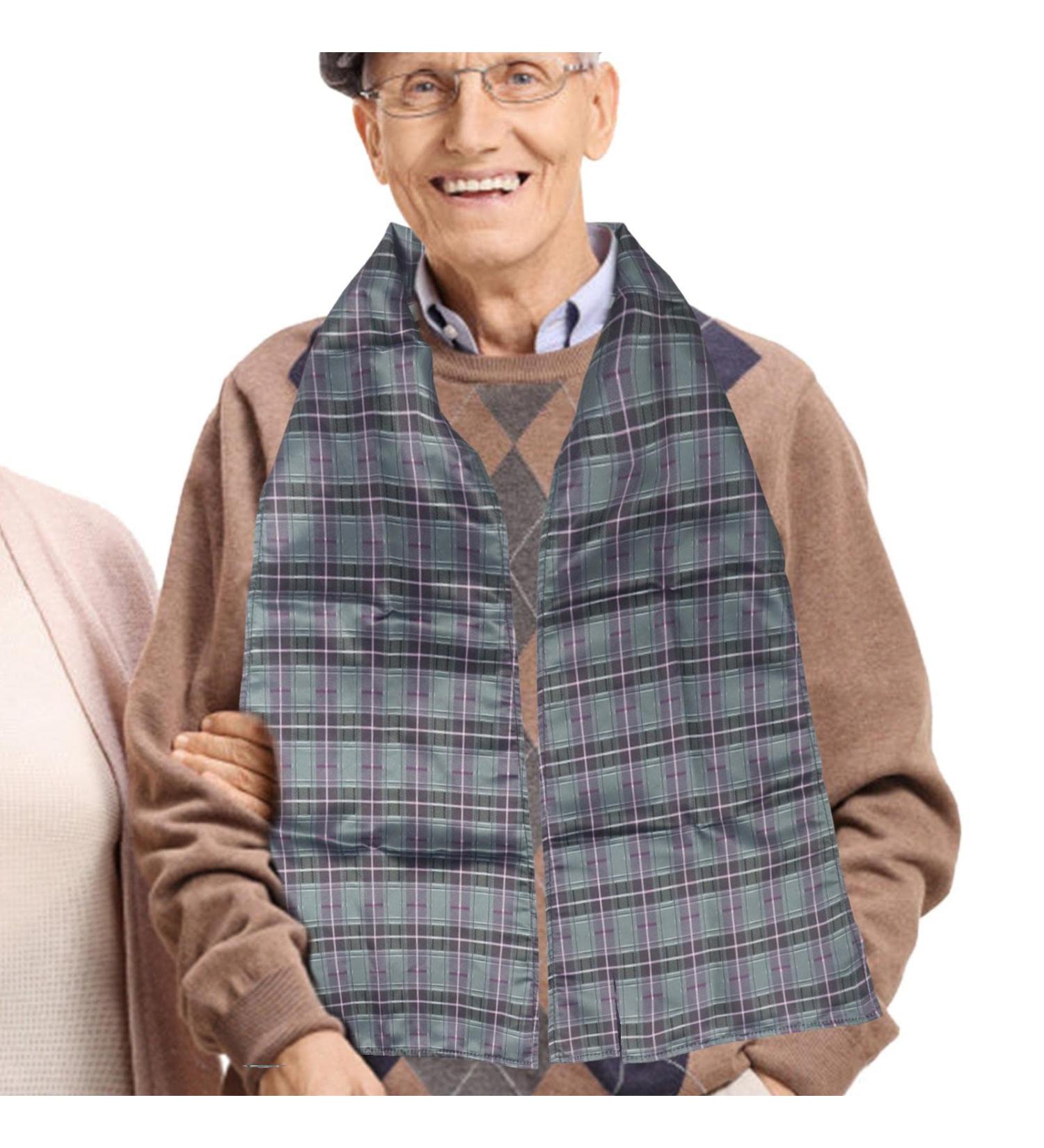 Adult Bibs Reusable Clothing Protectors & Adult Bibs for Eating | Dignified Alternative to Bib Dining Scarf for Elderly Senior Citizens Nicything - Buy Online on GoSupps.com
