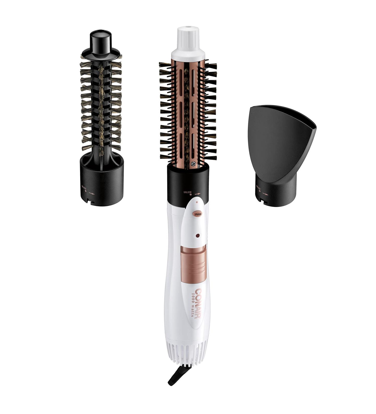 Conair Double Ceramic 3-in-1 Hot Air Brush for Effortless Styling - Buy Online on GoSupps.com