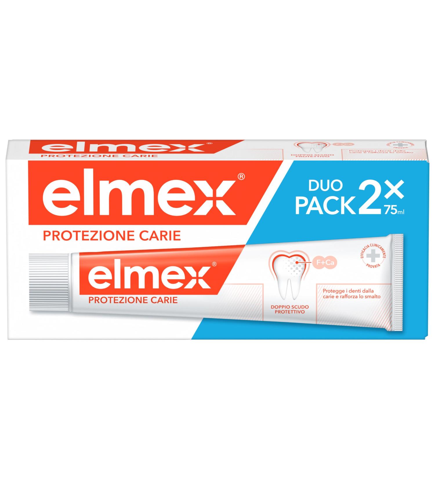  ELMEX elmex Toothpaste Protection Cavities Double Shield Protector 2x75 ml - Buy Online on GoSupps.com