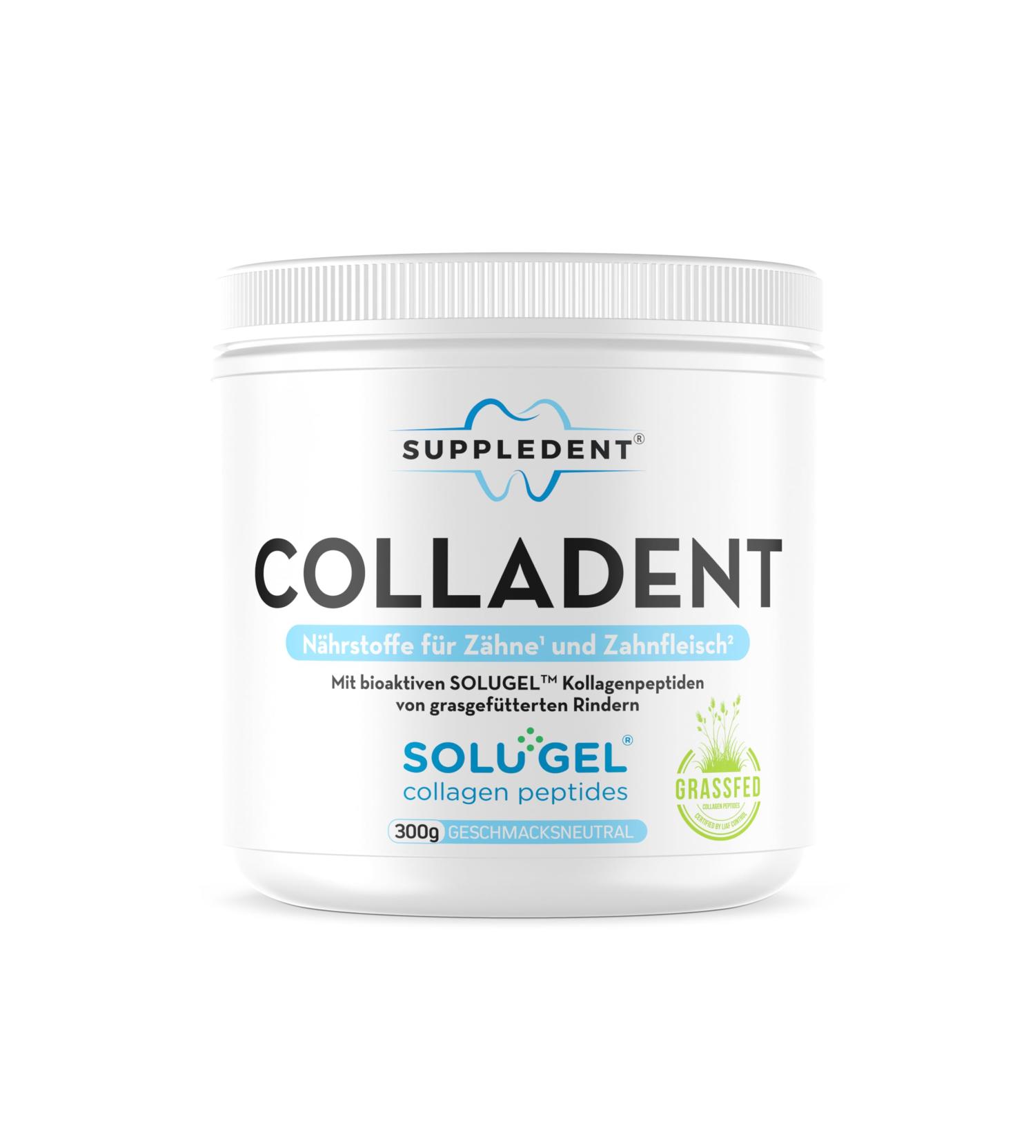Colladent peptides de collag ne hautement absorbables - Avec peptides de collag ne bioactifs Solugel (300 g) 1 - Buy Online on GoSupps.com