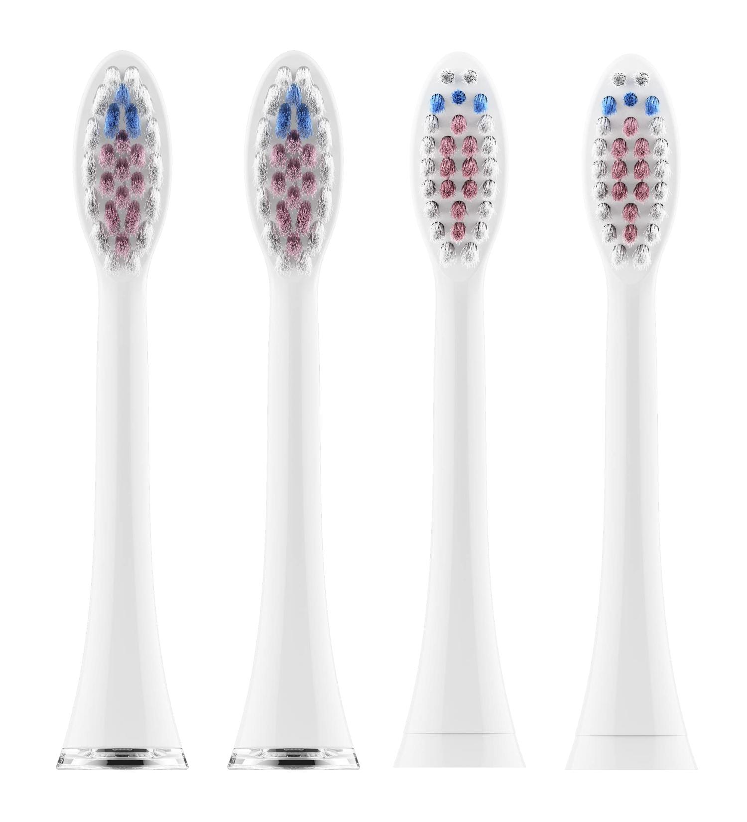 Tristan Auron 4x Replacement Toothbrush Heads Compatible with Sonic Master Sound Toothbrush Brush Heads (5 Pieces) Buy Now! - Buy Online on GoSupps.com