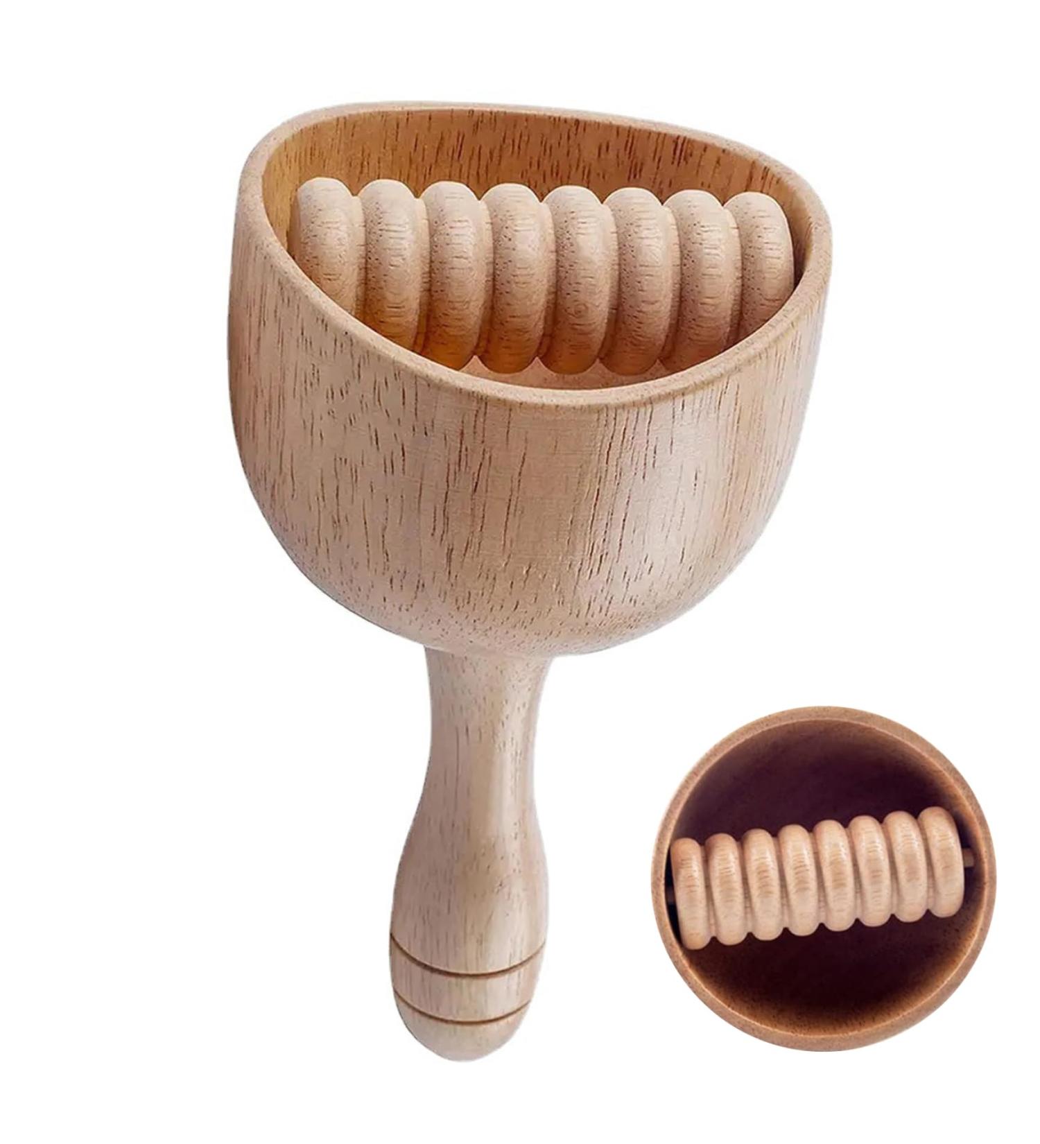 Holz Therapy Massage Tools | Manual Lymphatic Drainage & Gua Sha Body Tool for Men | 3.9 x 3.5 Inches - Buy Online on GoSupps.com