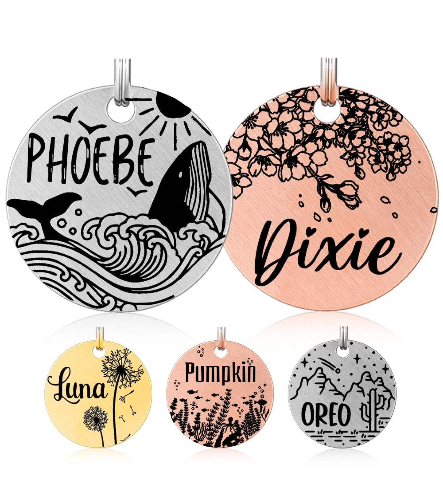 Personalized Dog Brand Engraving | Custom Pet Supporters | Name Signs for Dogs & Cats | Katzemarkt ID Day with 2 Free Rings - Buy Online on GoSupps.com