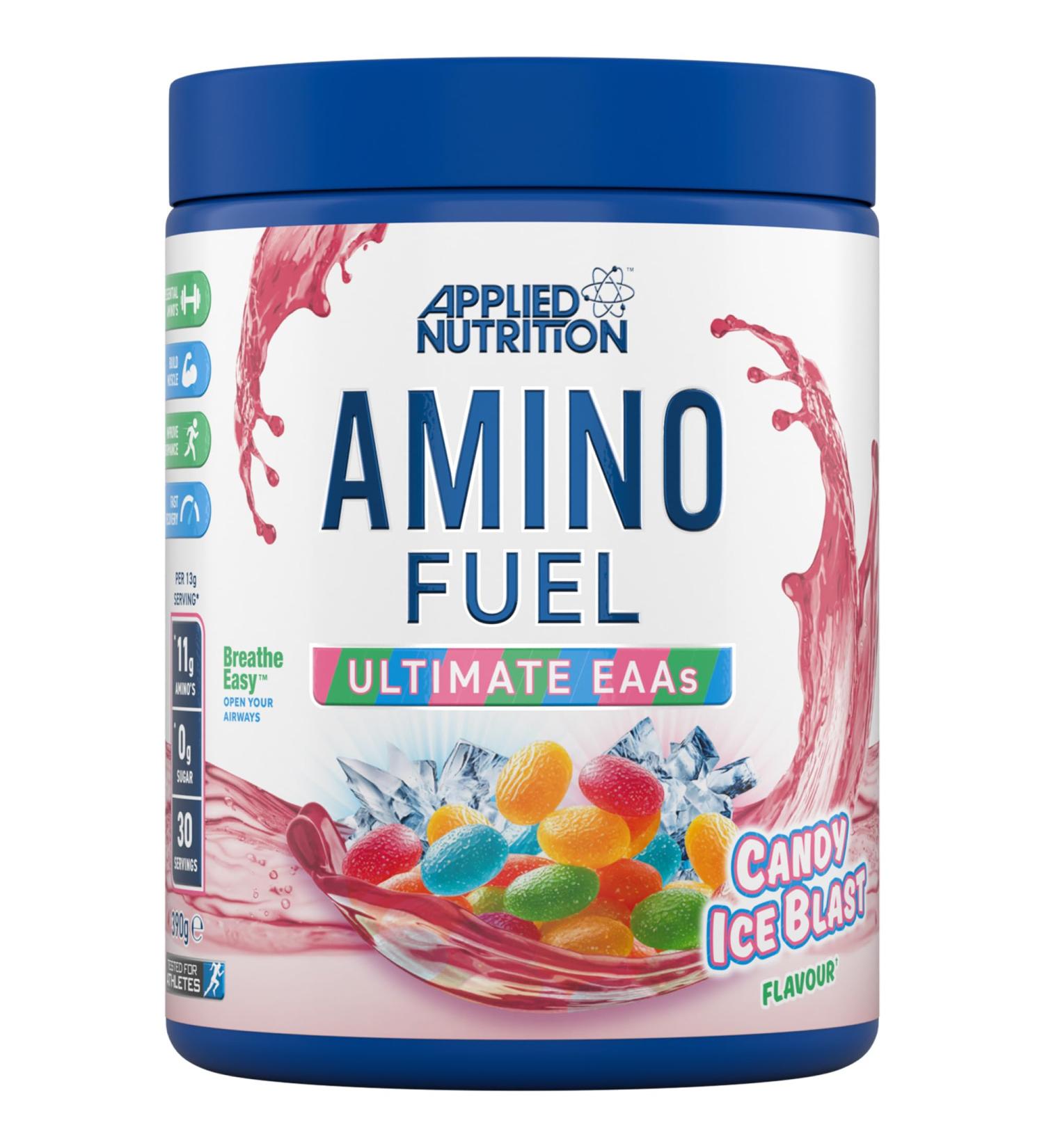 Applied Nutrition Amino Fuel Compl ment d'Acides Amin s Poudre d'Acides Amin s Essentiels BCAA en Poudre Carburant Musculaire et R cup ration (390 g - 30 Portions) Candy Ice Blast 390g - Buy Online on GoSupps.com