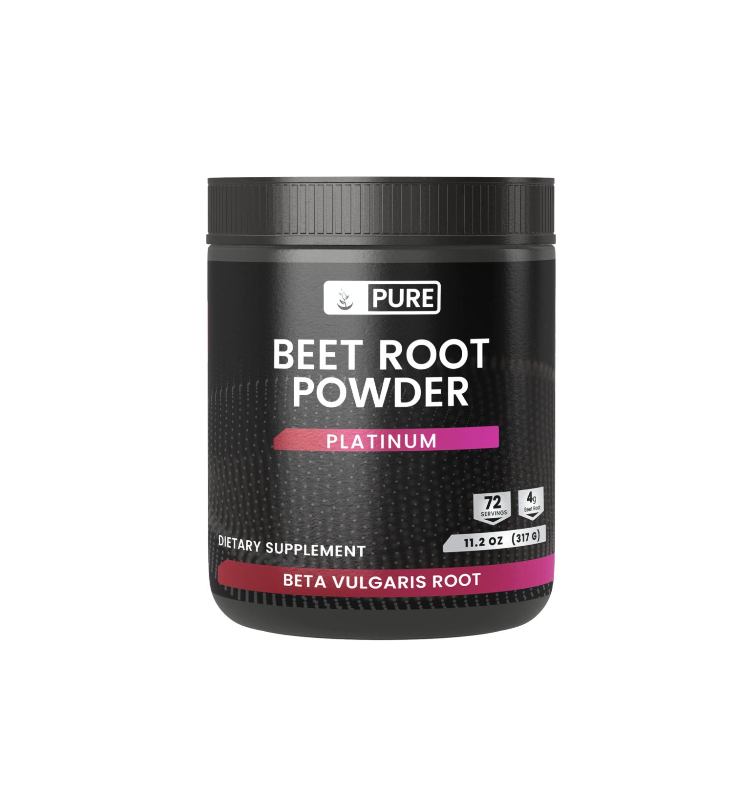 Buy PURE Beet Root Powder 11.2 oz | Boost Nitric Oxide Levels | Always Pure Premium Quality - Buy Online on GoSupps.com