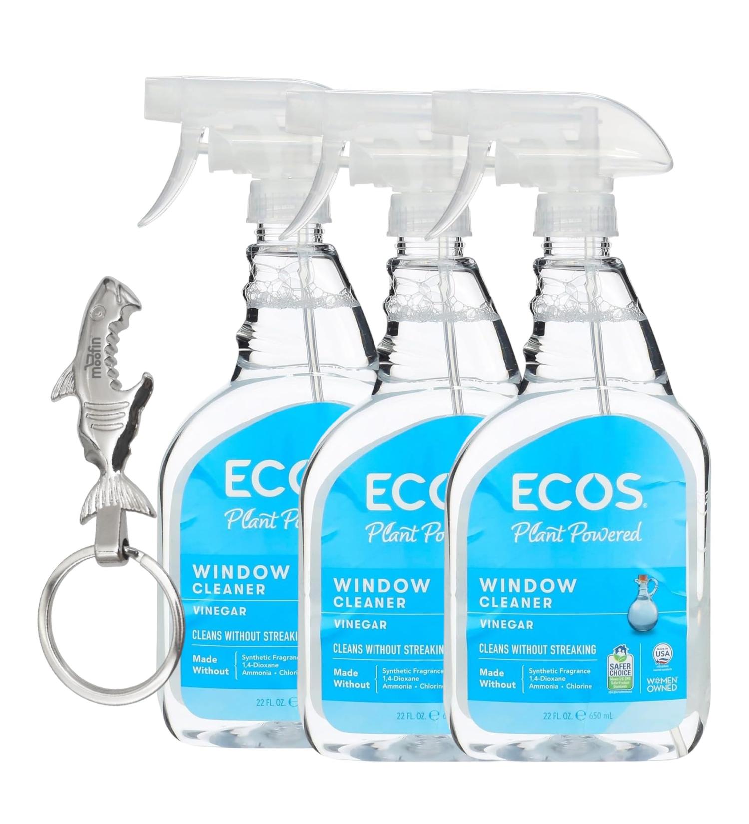 Bundle of Household cleaning towel - 25x25cm - 13g and Earth Friendly Products Window Cleaner with Vinegar 22 Oz Pack of 3 - Buy Online on GoSupps.com