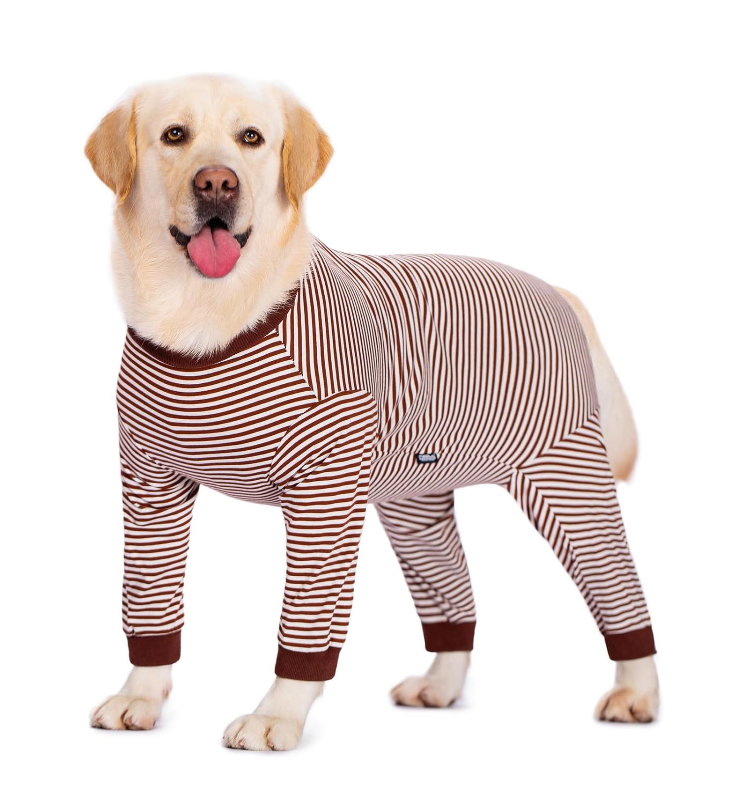 Axcimond Full Body Dog Onesie After Surgery Female Dog Surgery Recovery Suit Male Dog PJS Shedding Suit Dog Surgical Recovery Suit Operation Recovery Dog Onesie for Large Medium Dog Cone Alternatives 7XL Coffee - Buy Online on GoSupps.com
