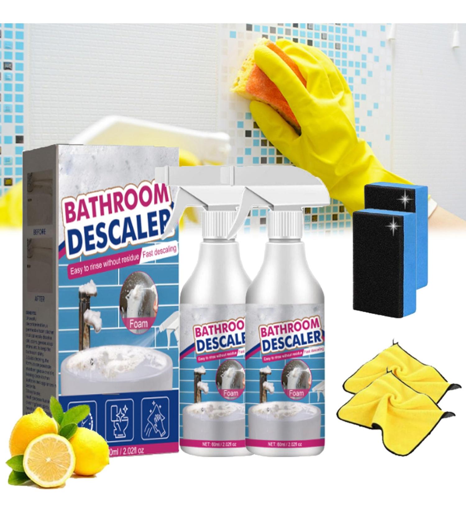 Bathroom Descaler Cleaner Bathroom Descaler Stubborn Stains Cleaner Bathroom Descaler Cleaner Spray Bathroom Descaler Cleaner Foam Bathroom Descaler Cleaner For Glass Shower Doors (2) - Buy Online on GoSupps.com