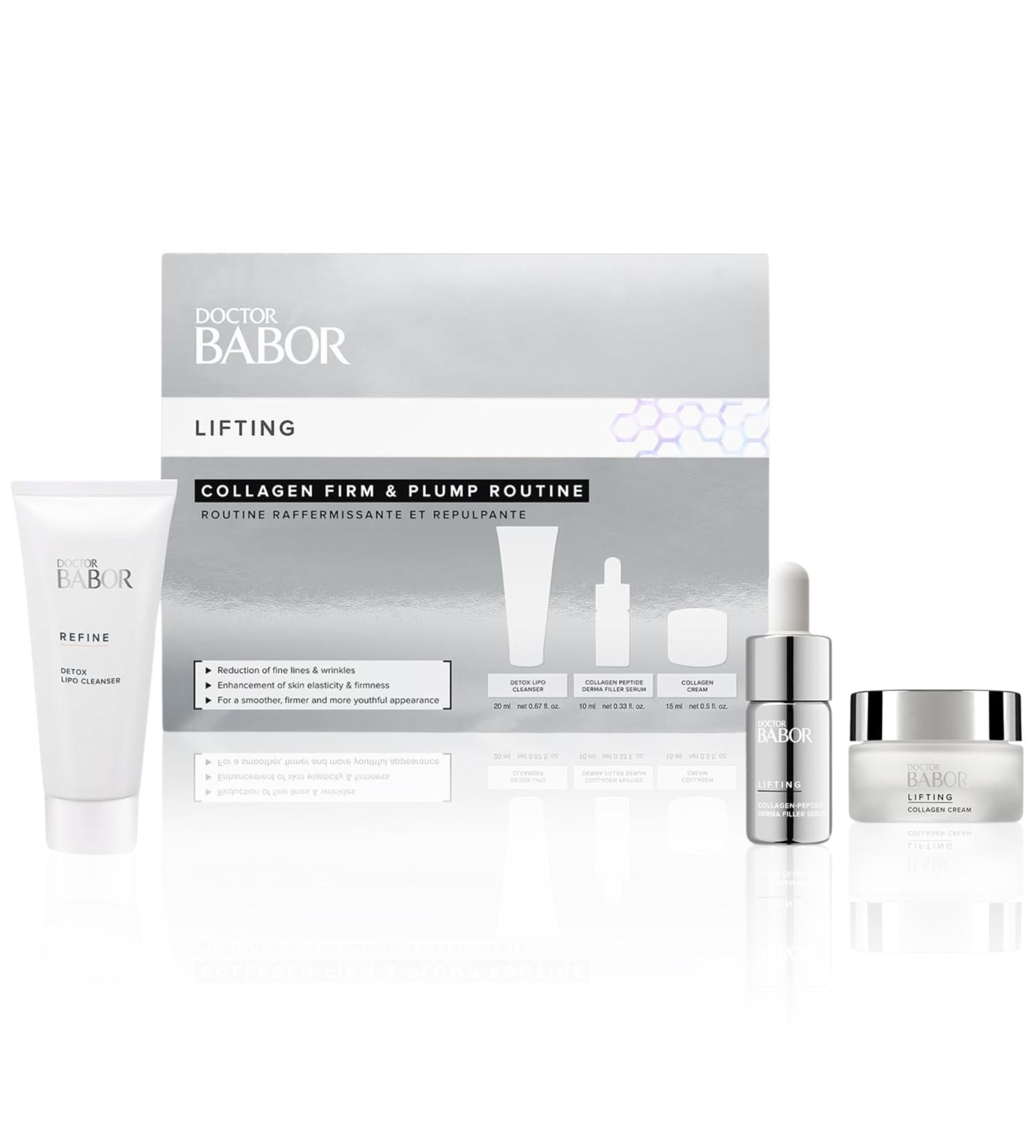 Buy BABOR DOCTOR Lifting Collagen Firm & Plump Routine | Anti-Aging Collagen Cream with Hyaluronic Acid for Fine Lines & Wrinkles | International Shipping Available - Buy Online on GoSupps.com