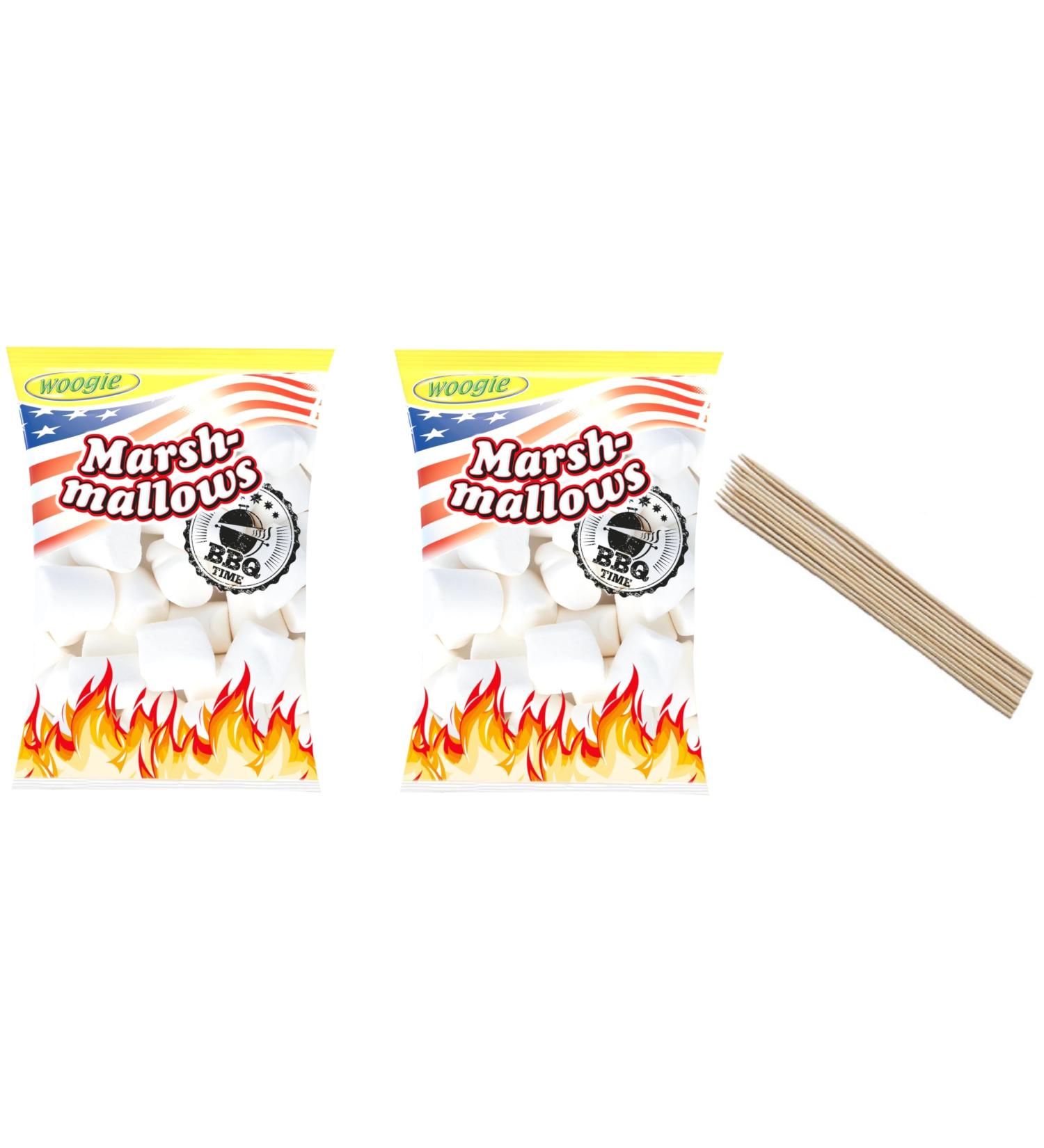 Winesfromspain Kit Nuages Barbecue 2 x 300 g + baguettes bambou 25 cm