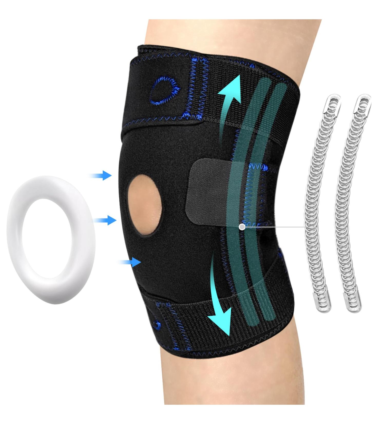 ZOYER Knee Brace for Men & Women | Adjustable Support with Side Stabilizers & Gel Pad | Joint Pain Relief Arthritis Meniscus Tear ACL MCL PCL - Buy Online on GoSupps.com