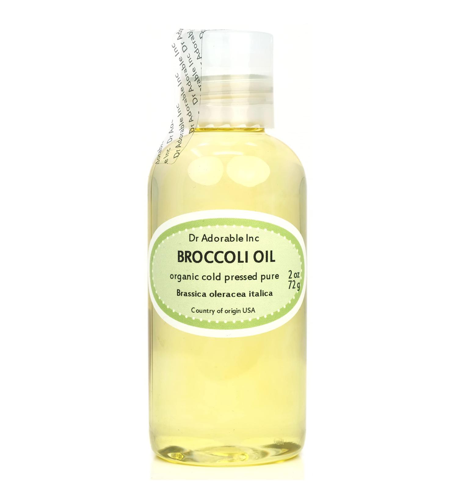 Dr Adorable - 4 oz - Broccoli Seed Oil - 100% Pure Natural Organic Cold Pressed - Buy Online on GoSupps.com