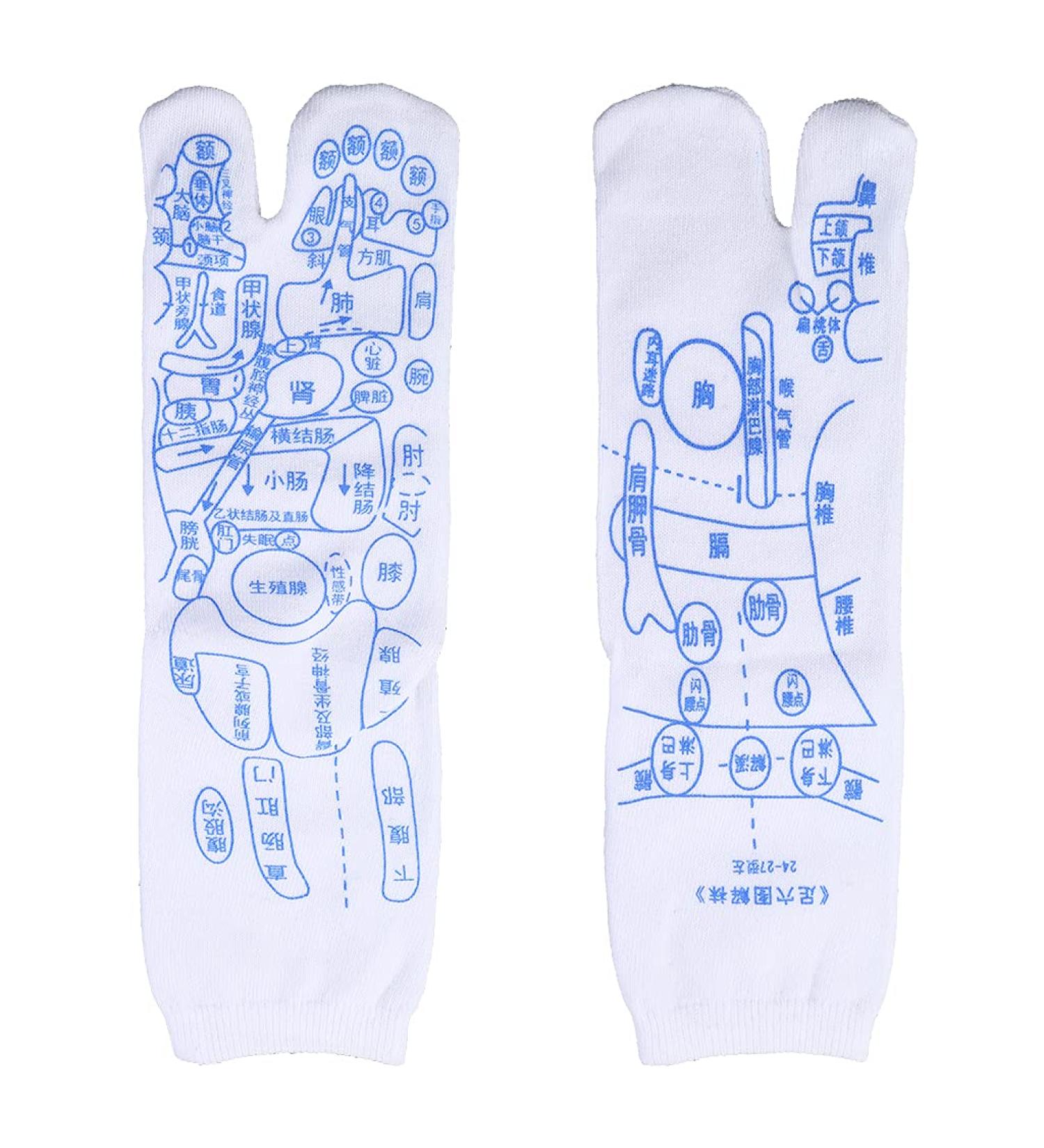 Ixkbiced Reflexology Socks - Acupuncture & Pressure Point Therapy for Foot Pain Relief - Buy Online on GoSupps.com
