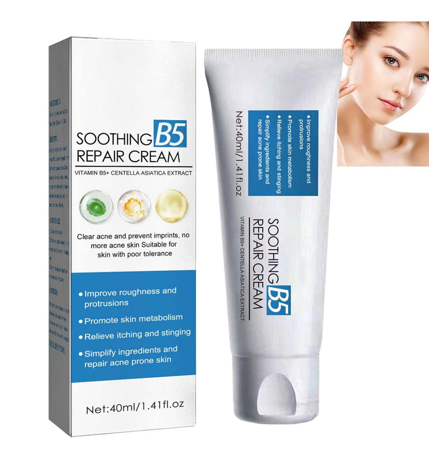 Soothing B5 Repair Cream B5 Moisturizing Repair Cream Moisturizing skin care face cream B5 Skin Repair Cream Sensitive Skin Soothing B5 Facial Cream Face Moisturizer For Women & Men - Buy Online on GoSupps.com