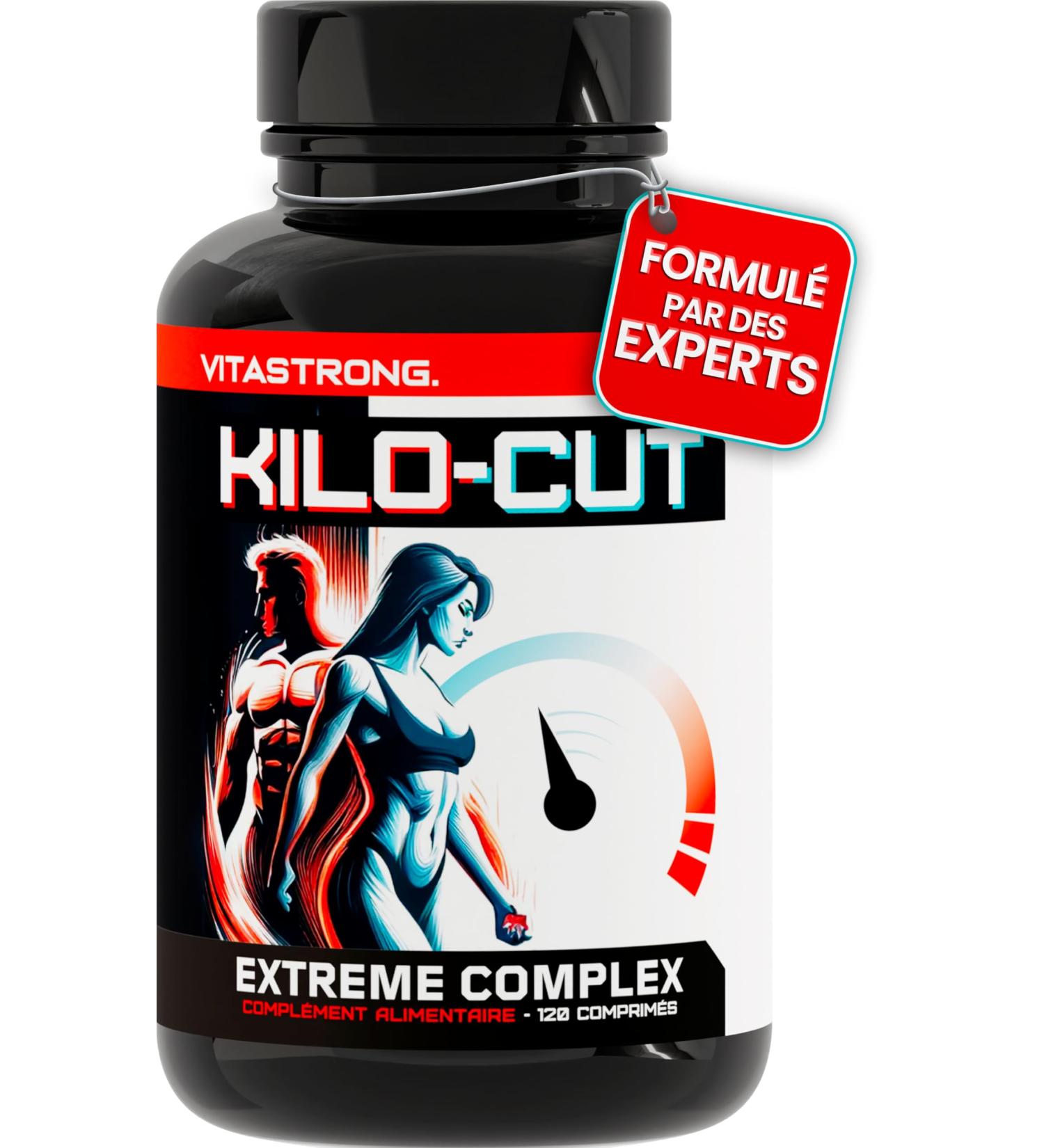 Kilo-Cut for Aesthetic Results Next Generation Solution - Garcinia Synergy Matcha L-Carnitine Choline Glucomannan - 120 Tablets - Feel Lighter and Energetic - Buy Online on GoSupps.com