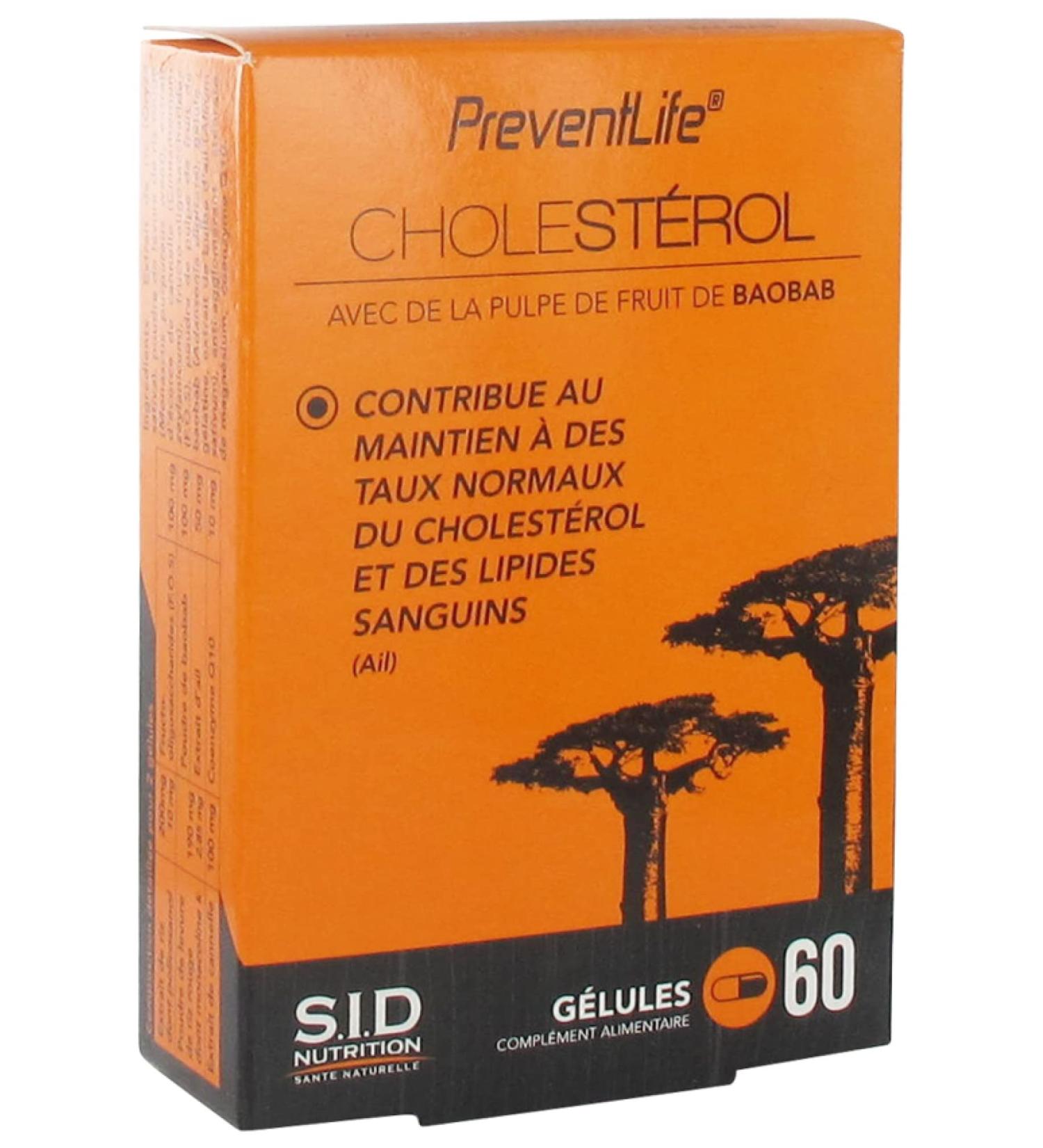 S.I.D Nutrition PreventLife Cholesterol 60 Capsules