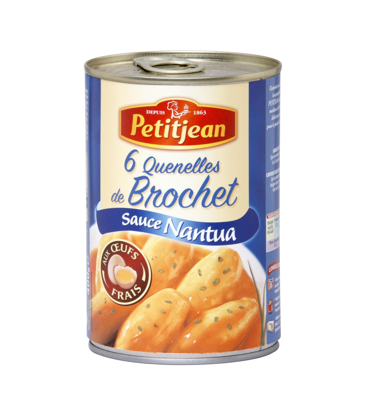 Petit Jean Pike quenelles with Nantua sauce - Box for 6 people, 400g