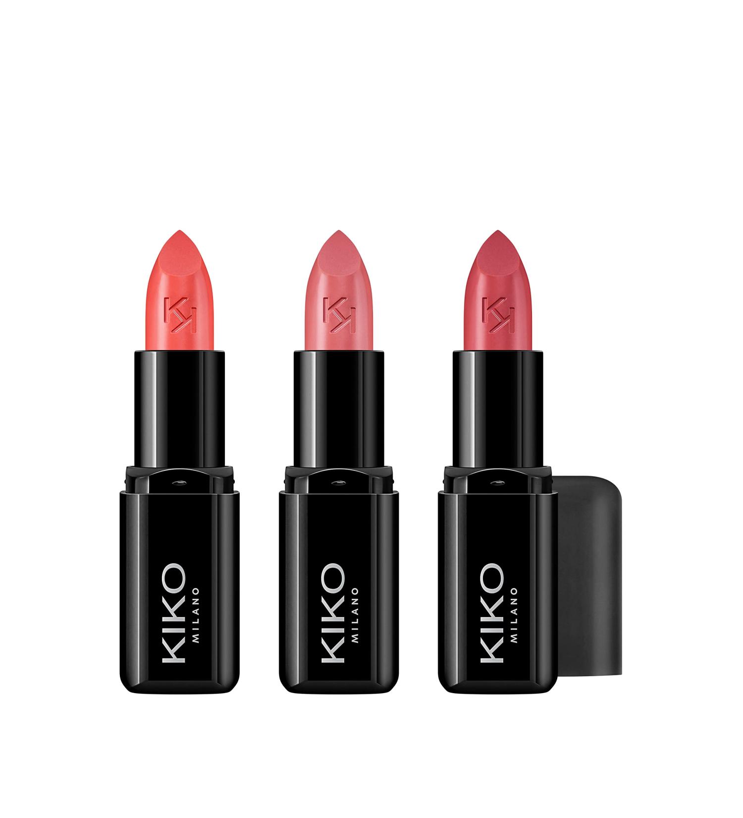 KIKO Milano Smart Fusion Lipstick Kit 02 - 3 Radiant-Finish Lipsticks Set - Buy Online on GoSupps.com