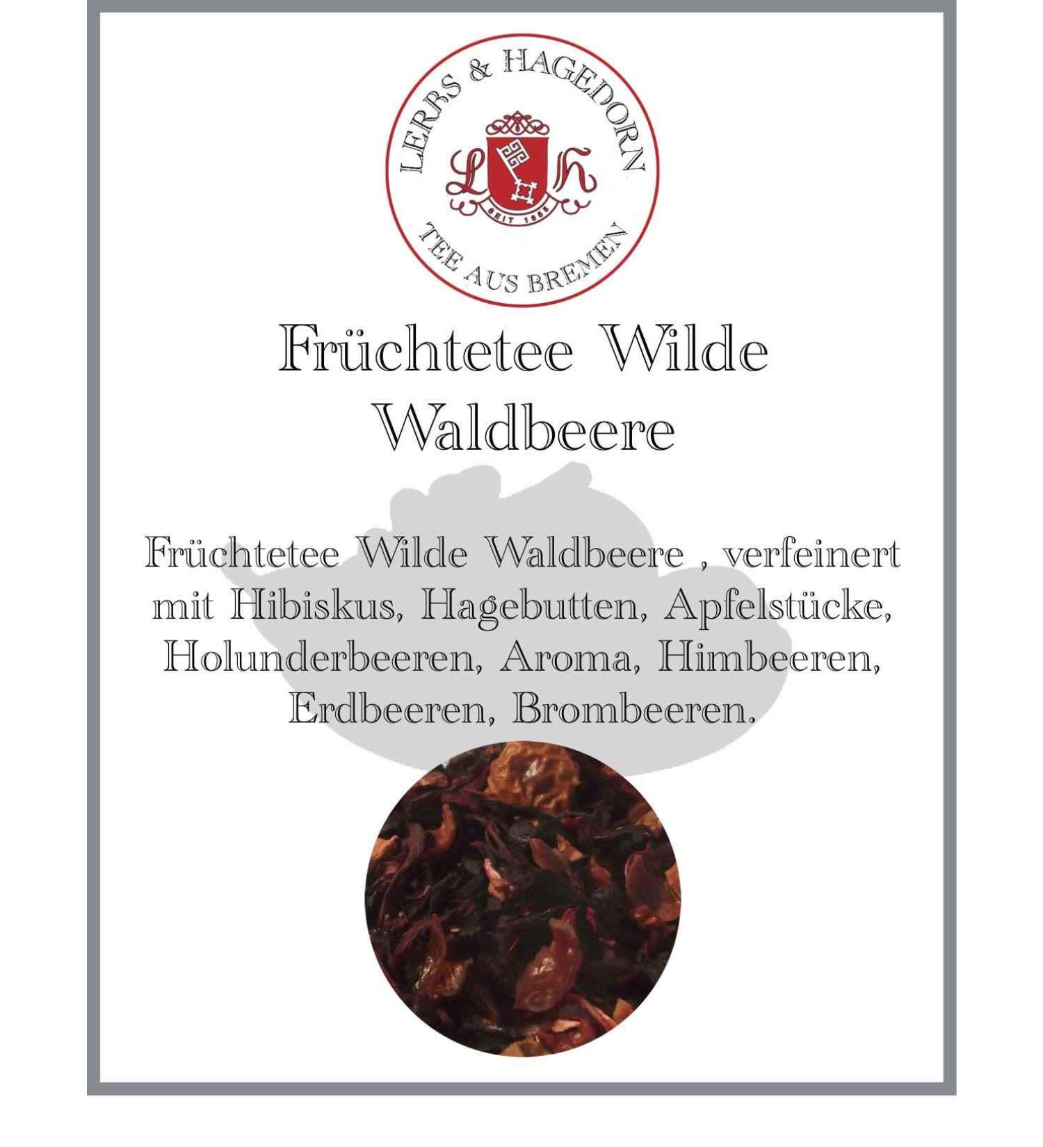  Lerbs & Hagedorn Wild Fruit Tea - 1.5 kg - Buy Online on GoSupps.com