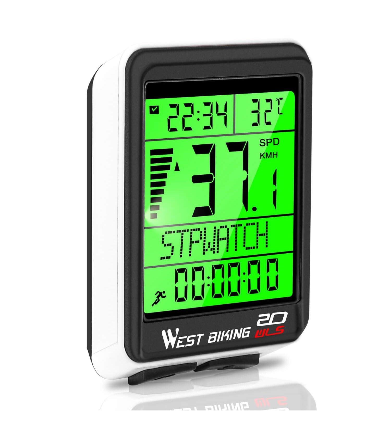 IcocoPro Wireless Bicycle Computer - Waterproof LCD 5 Languages Multifunctional & Military-Grade Performance - Buy Online on GoSupps.com