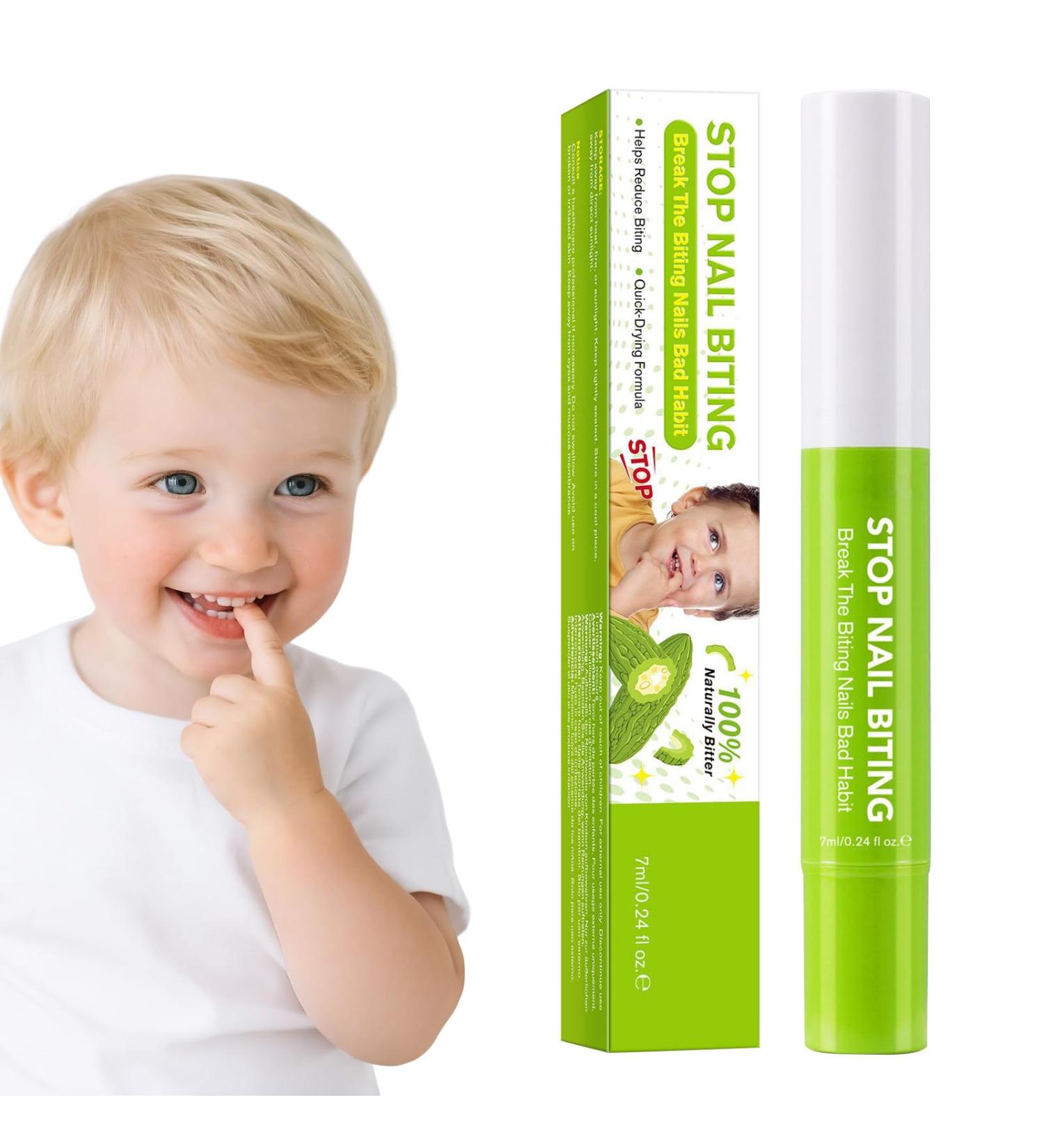 Qkbuza Nail Bite Prevention 7ml Anti Nail Bite Prevention Click Pen Bitter Natural Stop Sucking Habit Portable Health Care for Youth Adults Teenagers Biters Toddler - Buy Online on GoSupps.com