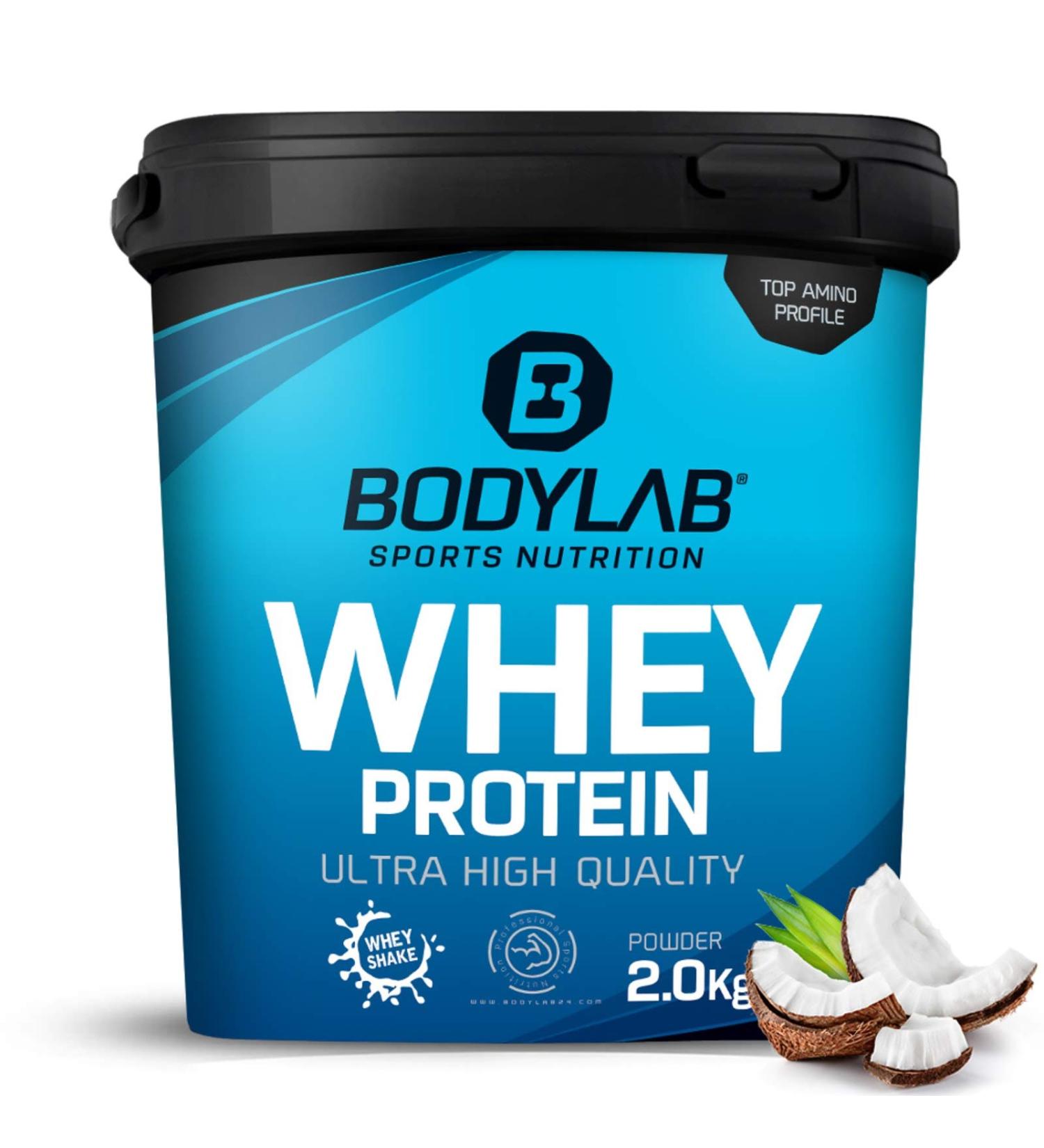 Bodylab24 Whey Protein Powder - Coconut Flavor 2kg | Premium Quality Protein for International Shipping - Buy Online on GoSupps.com