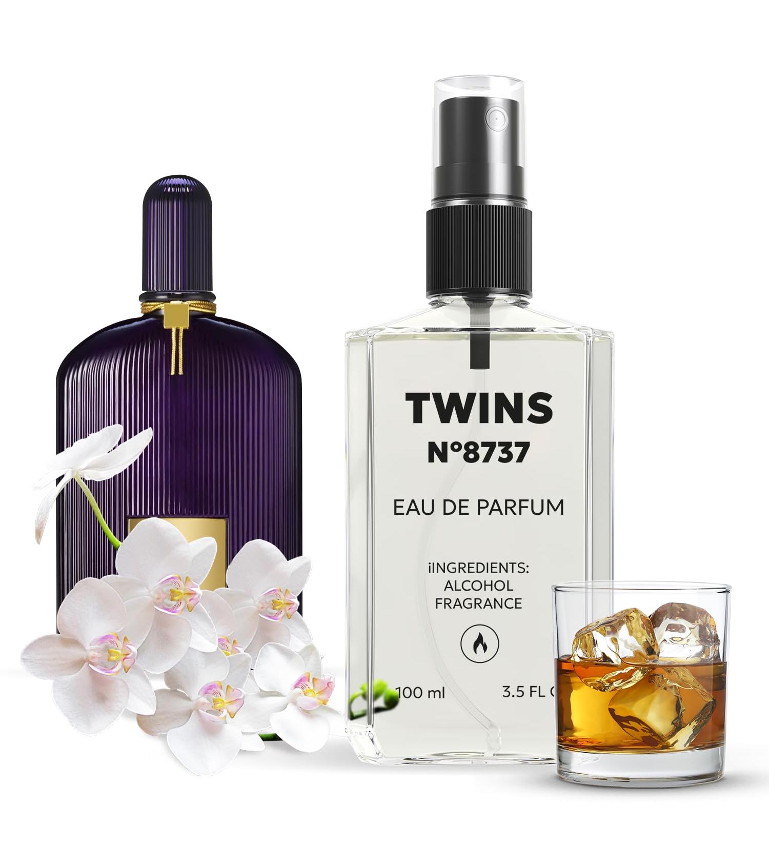 TWINS Impression of Velvet Orchid | Unisex Perfume for Women and Men Eau de Parfum | No.8737 | 3.4 Fl Oz / 100 ml Tom Ford Velvet Orchid Impression - Buy Online on GoSupps.com