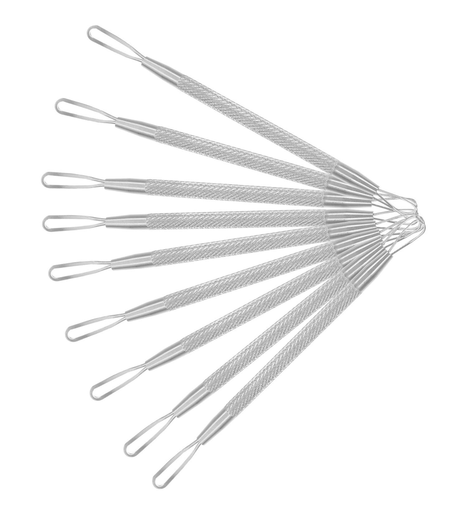 Hemoton 7pcs Double-headed Extrusion Ring Pimple Needles Pimple Tool Cleaning Kits Pimple Removers Comedone Extractors Double-headed Beauty Tools - Buy Online on GoSupps.com