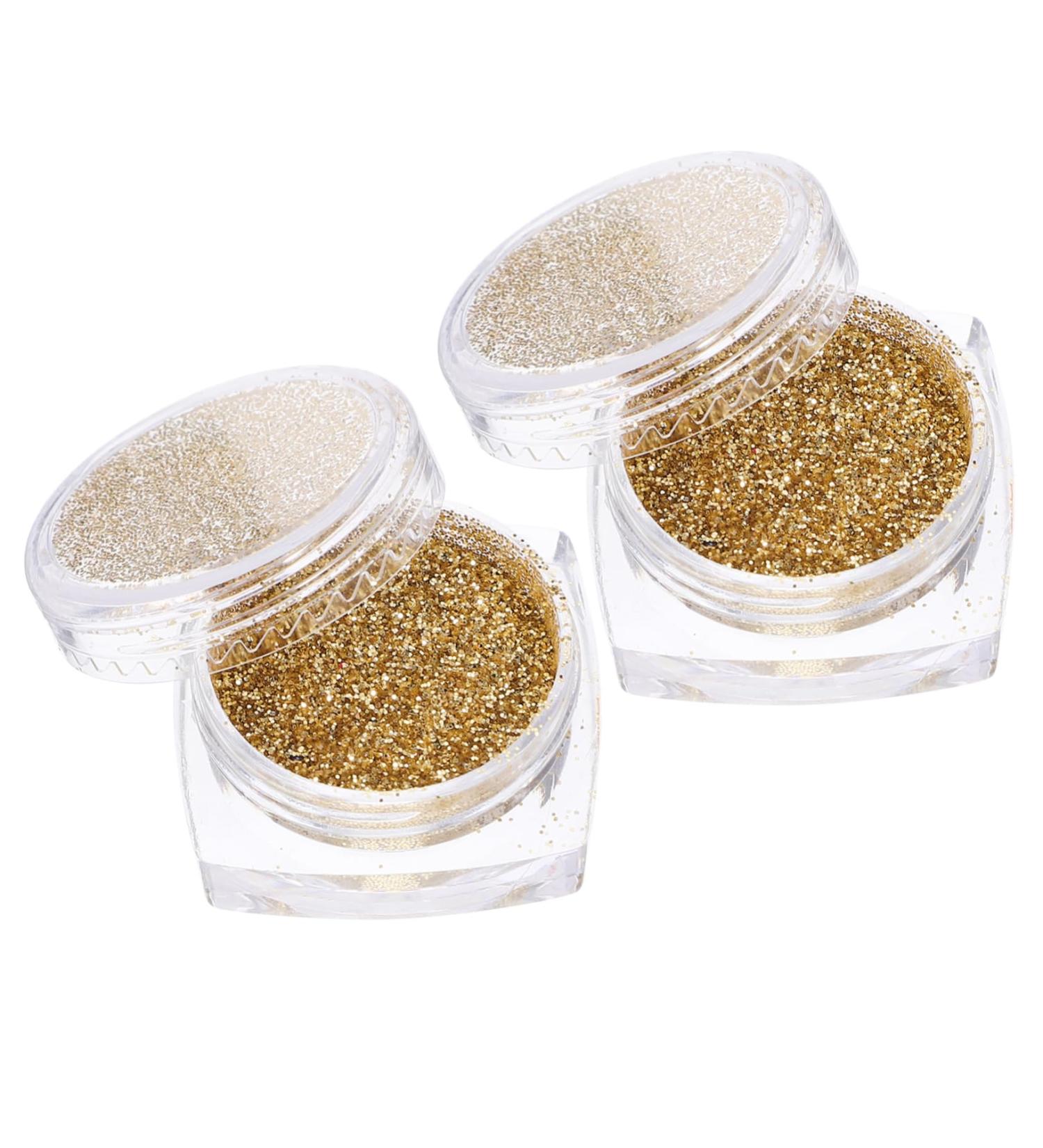 POPETPOP 2pcs Eye Shadow Loose Eyeshadow Glitter Loose Pigment Eyeshadow Set Highlighter Manicure 1 count (Pack of 1) Golden - Buy Online on GoSupps.com