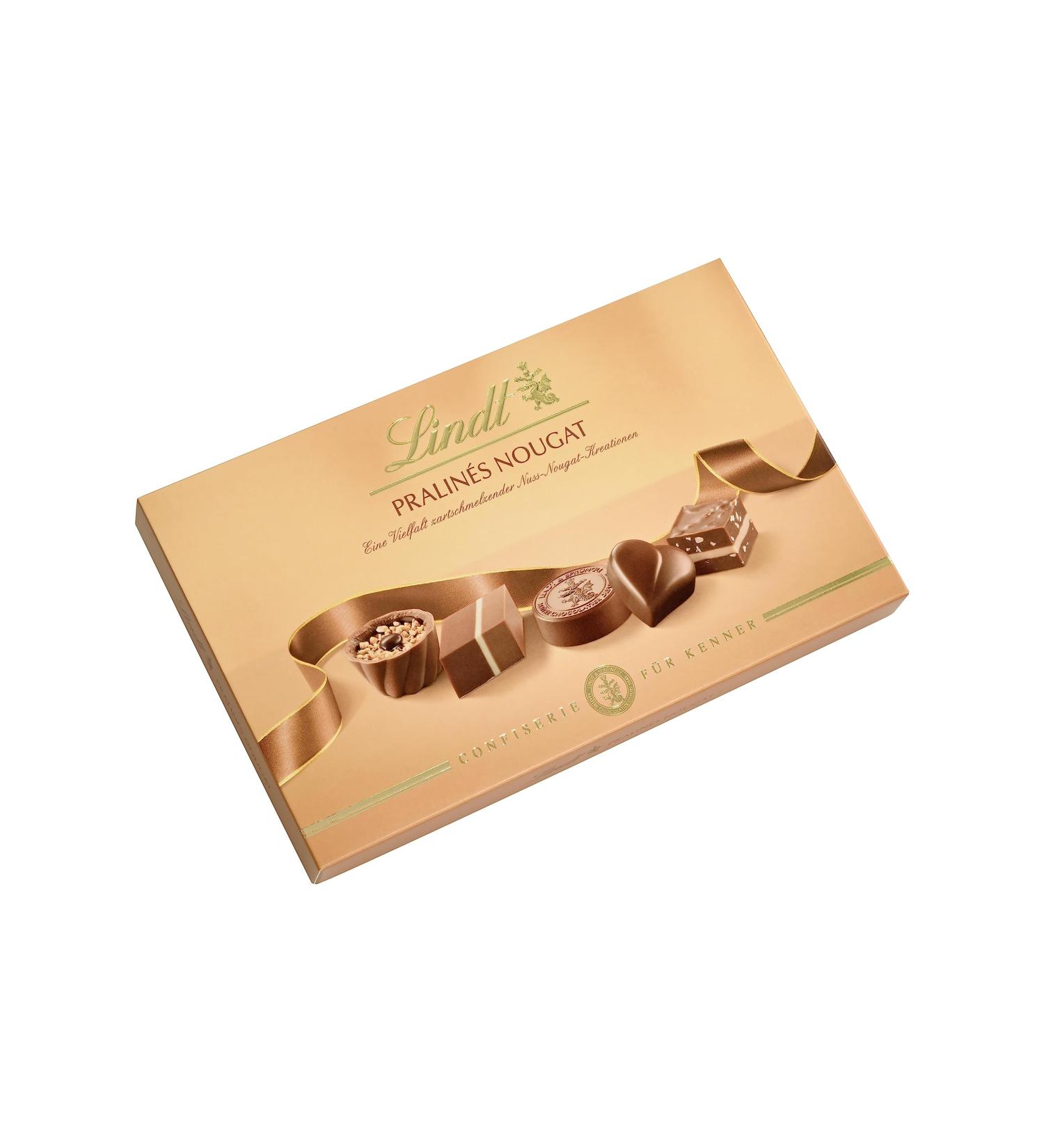 Buy Lindt Chocolate Nougat Box 125g | 12 Fine Pralines | Perfect Gift for Connoisseurs | International Shipping - Buy Online on GoSupps.com