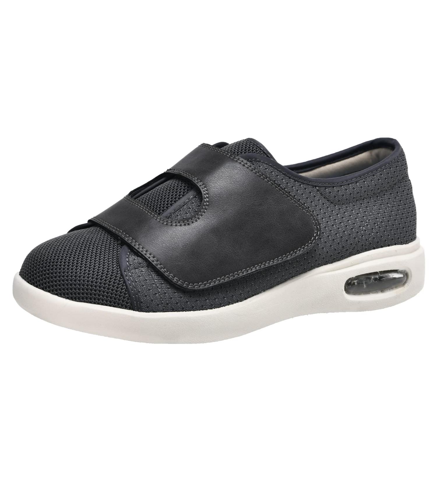 SDEQA Mens Edema Wide Feet Extra Wide Adjustable Diabetic Slippers - Size 7.5 C - Buy Online on GoSupps.com