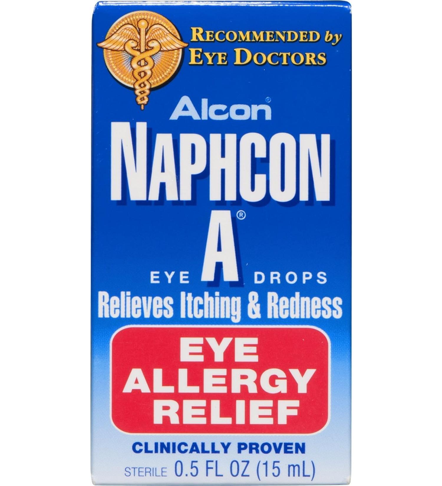 Alcon Naphcon A Eye Drops | Fast Allergy Relief for Eyes | Shop Internationally - Buy Online on GoSupps.com