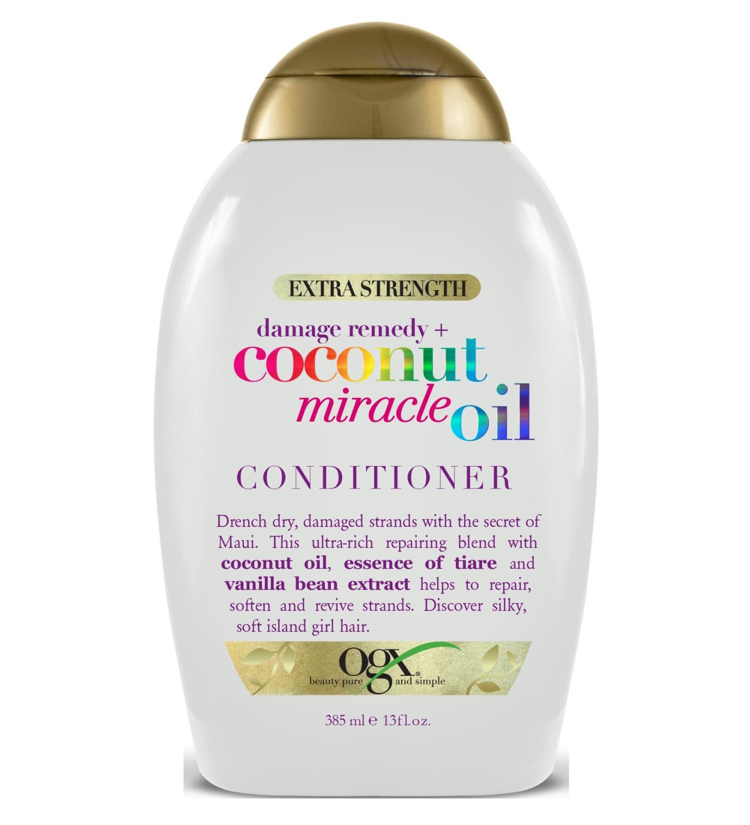 Ogx Extra Strength Damamge Remedy + Coconut Miracle Oil Conditioner