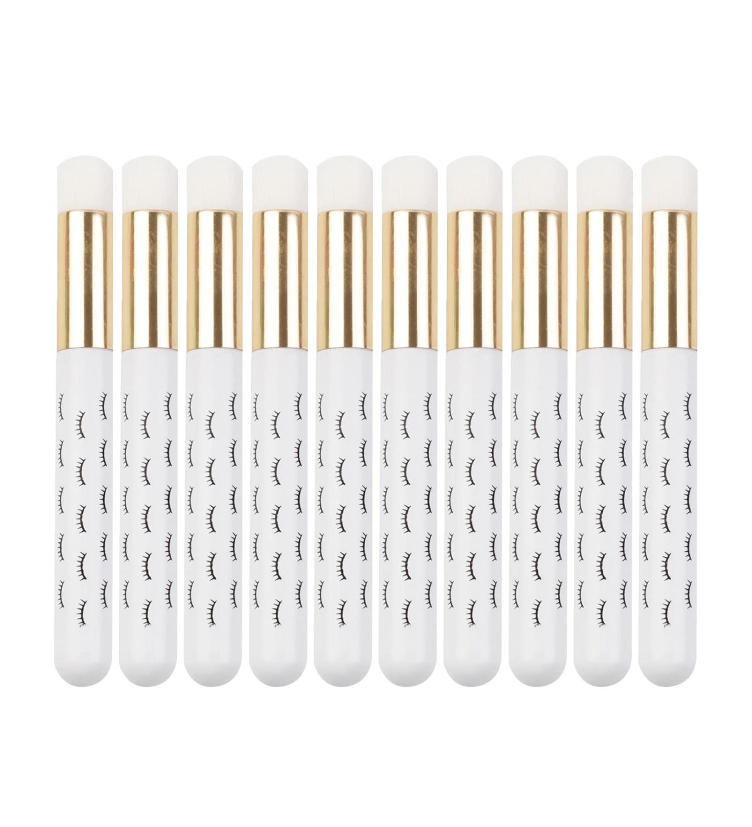 Shop Premium White Lash Brushes Set for Cleansing | Soft Eyelash Cleaning Brush & Shampoo for Extensions - Buy Online on GoSupps.com