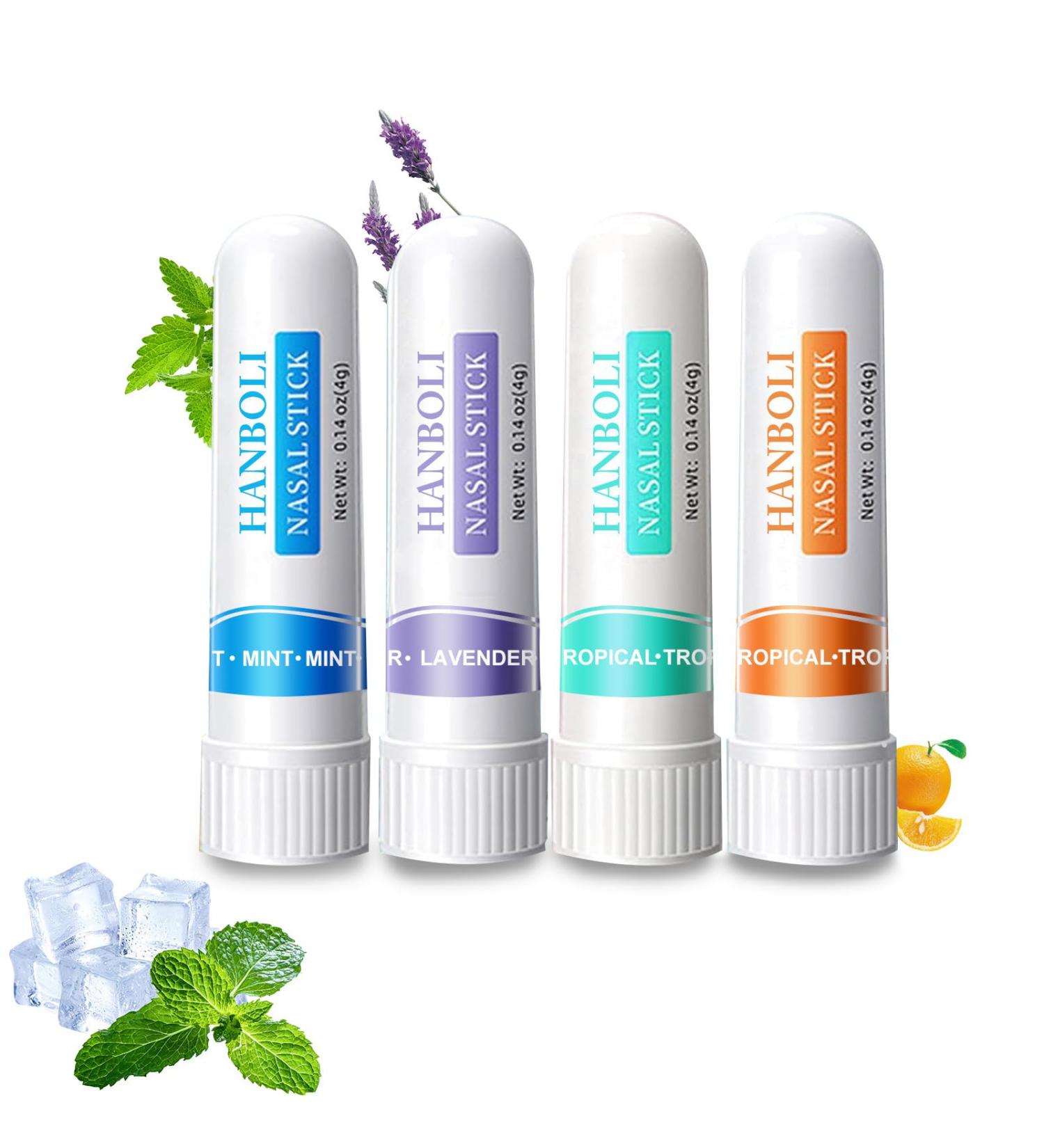 Nasal Sticks Portable Nasal Stick for Daily Refreshing Nose Inhaler Sticks Nose Inhaler Boost Energy Set Natural Cool Refreshing Sensation White-1 1 pack - Buy Online on GoSupps.com