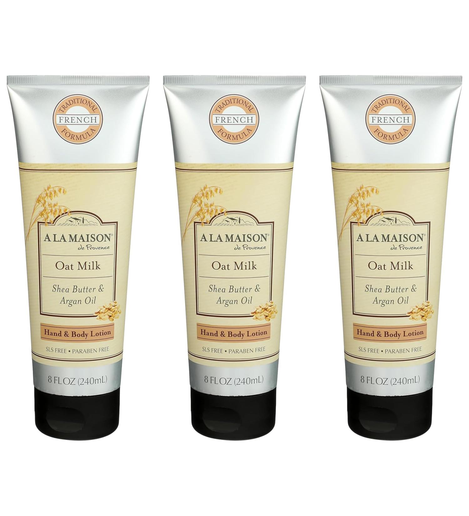 A LA MAISON Oatmilk Body Lotion 8 oz 3 Pack