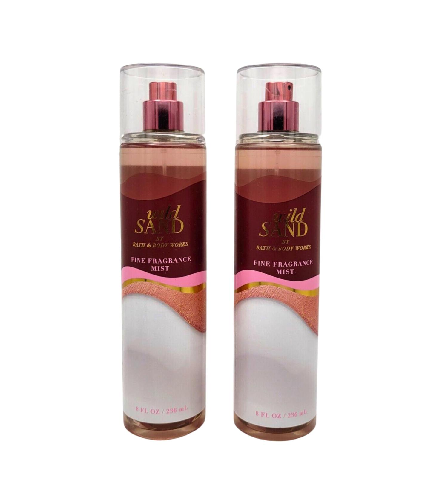 Bath & Body Works Fine Fragrance Mists Set of 2 8oz Each Bottle (Wild Sand)