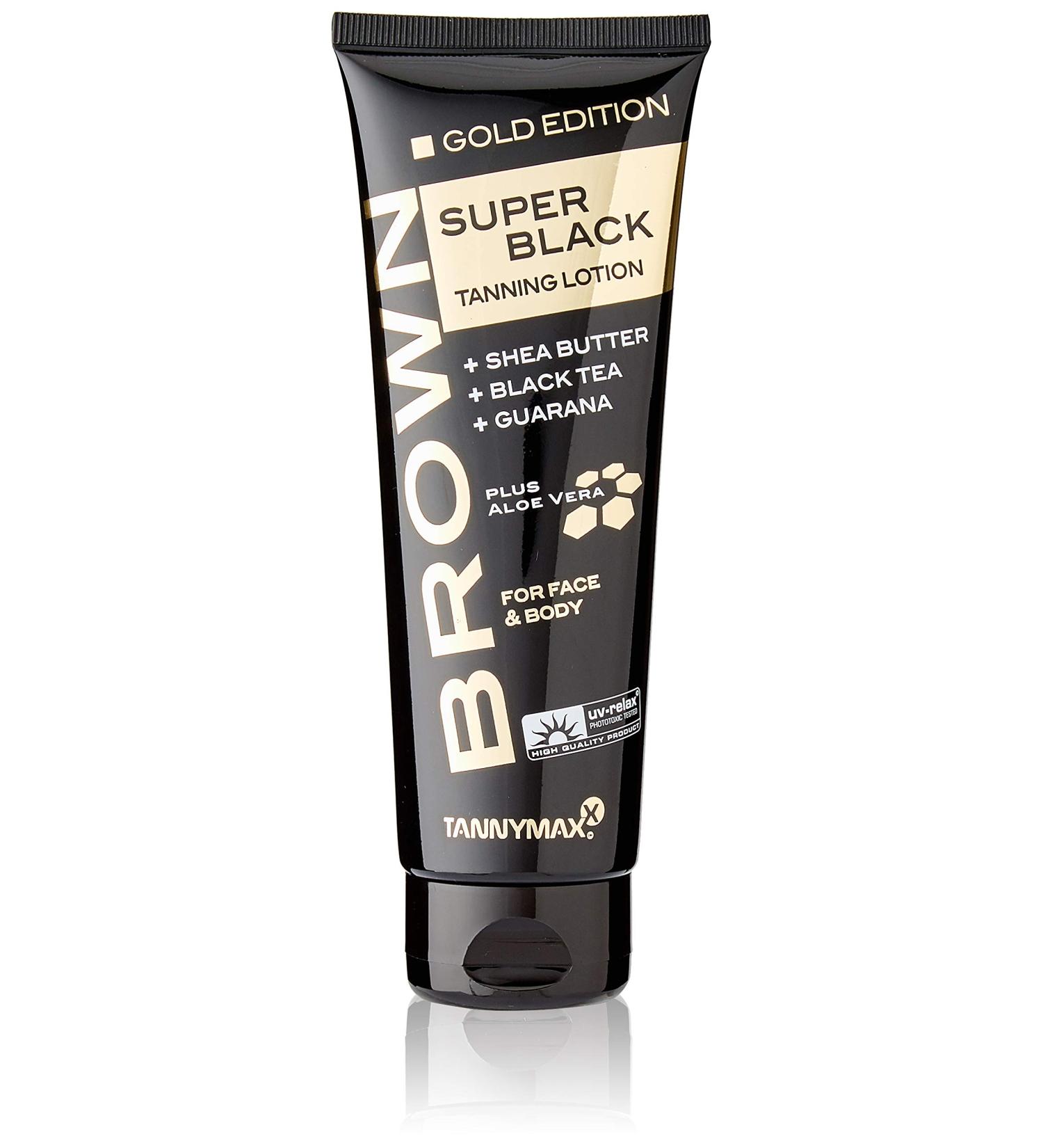 Tannymaxx Brown Super Black Gold Edition Tanning Lotion 125 ml - Ultimate Sunless Tanning Experience | Fast Shipping Worldwide - Buy Online on GoSupps.com