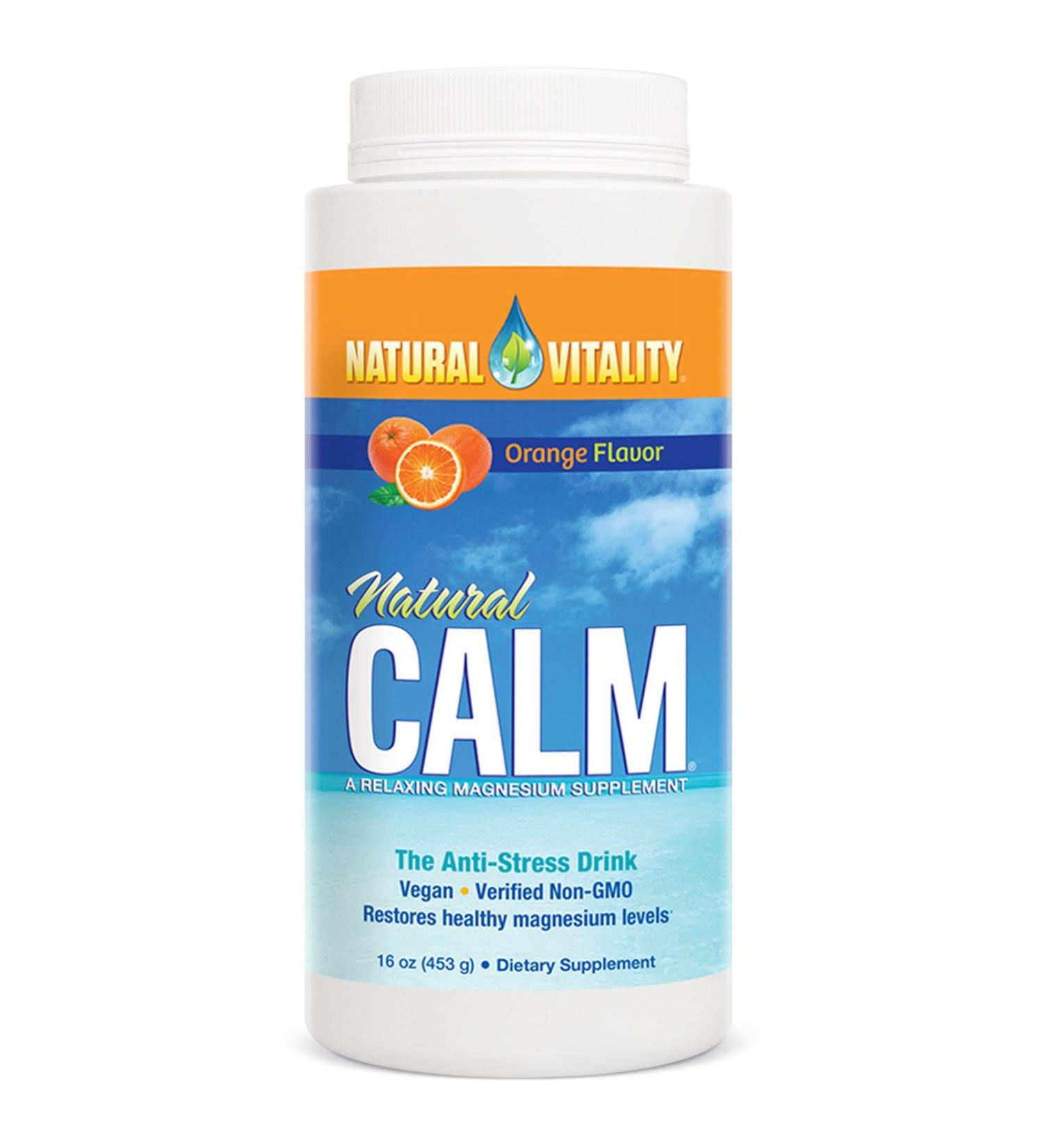 Natural Vitality Natural Calm Orange - 16 oz Orange 1 Pound (Pack of 1)