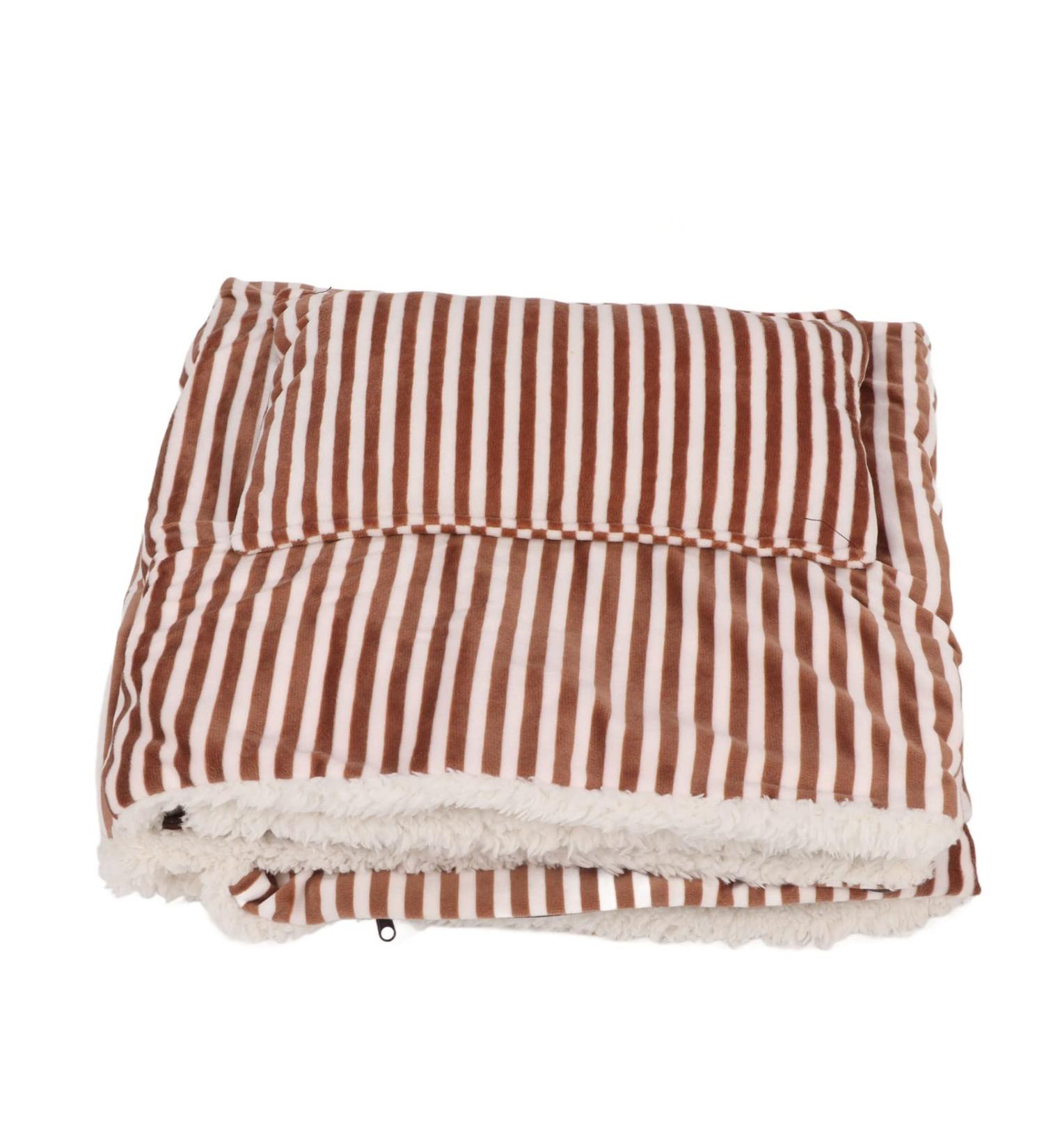 Buy Electric Blanket - Heated Warm Shawl with 3 Temperature Settings | Plush Heat Blanket for Home & Office (Brown) - Fast International Shipping - Buy Online on GoSupps.com