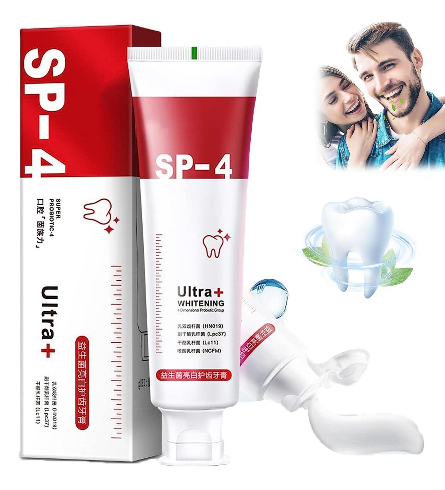Hasagei Yayashi SP-4 Probiotic Toothpaste 120g - Whitening & Fresh Breath Complete Dental Care - Buy Online on GoSupps.com