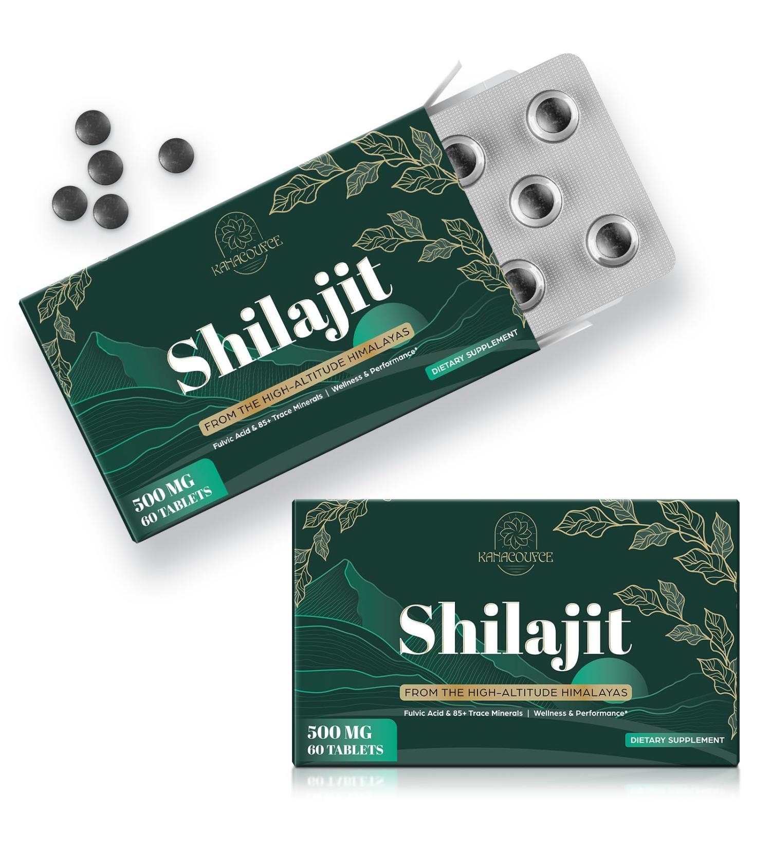 30,000 MG Shilajit Tablets, Shilajit Himalayan Organic, with Fulvic Acid & 85+ Trace Minerals, More Effective Than Shilajit Resin & Capsules, Shilajit for Men & Women, with Lab Test. 120 Count. 60 Count (Pack of 2) - Buy Online on GoSupps.com