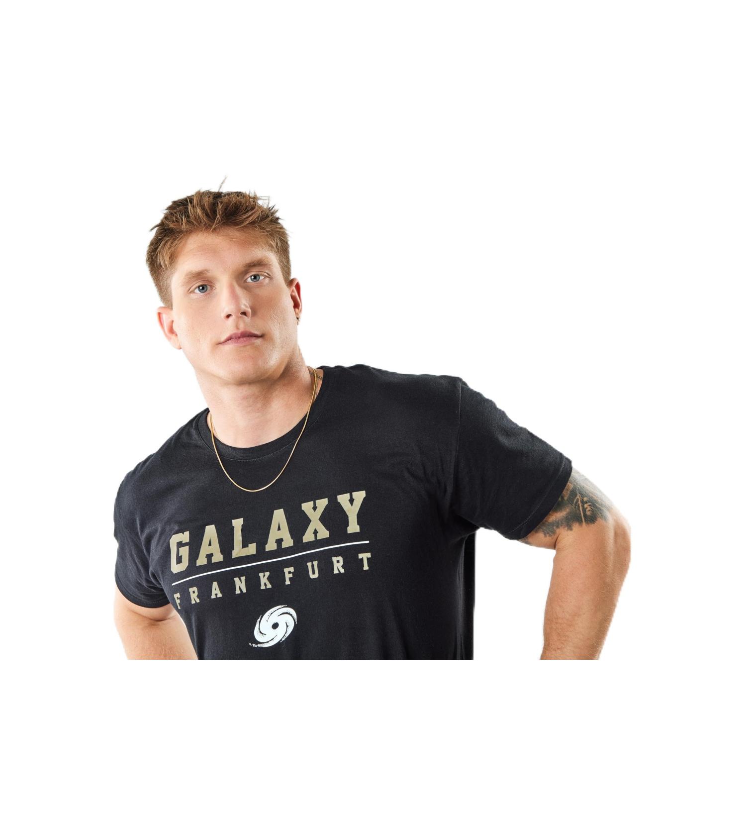 Frankfurt Galaxy T-Shirt - Unisex Black Large | Shop Internationally | Official Merchandise - Buy Online on GoSupps.com